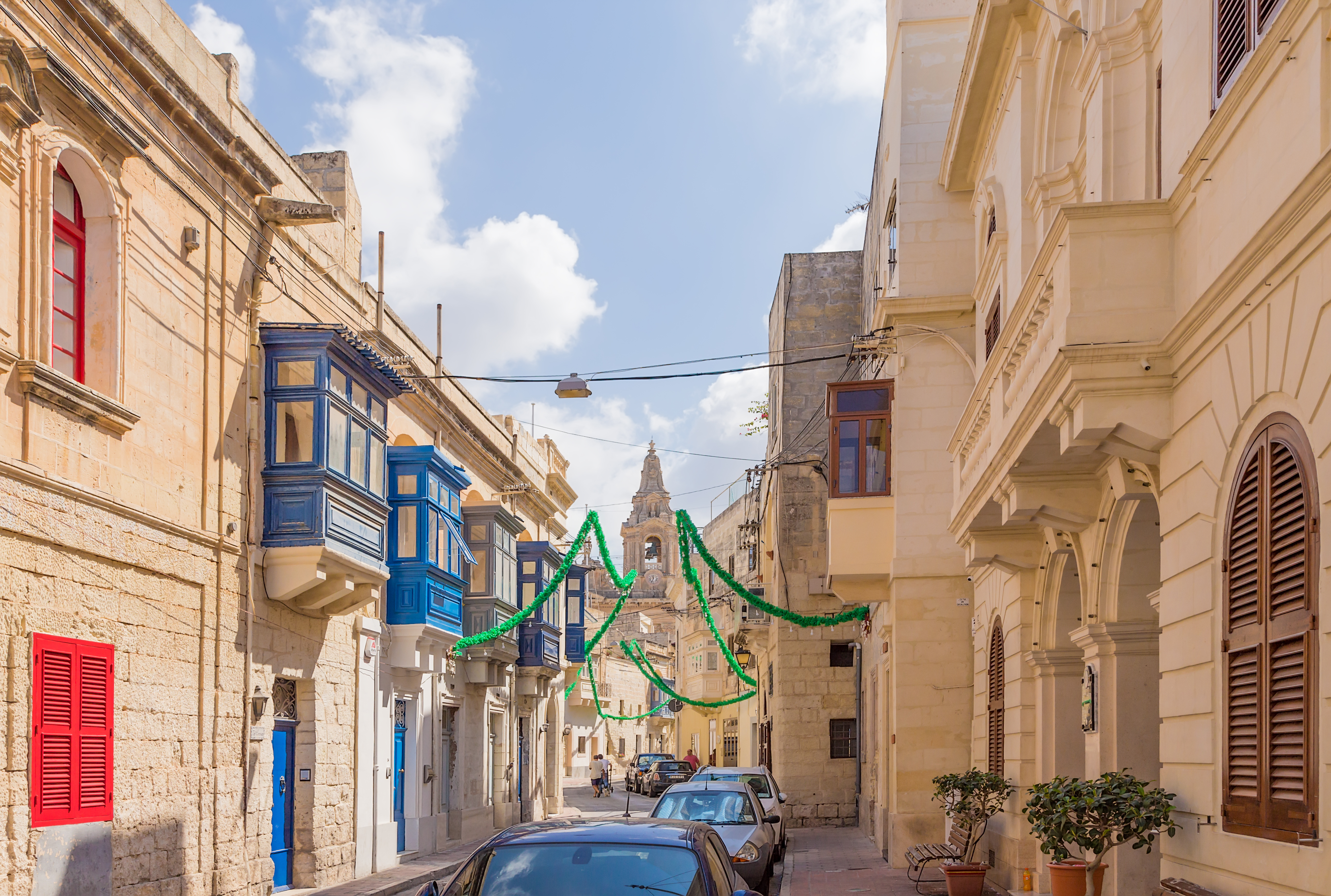 Historic City Center of Salina Bay in Malta
