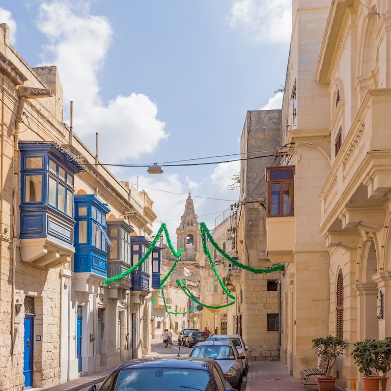 Historic City Center of Salina Bay in Malta