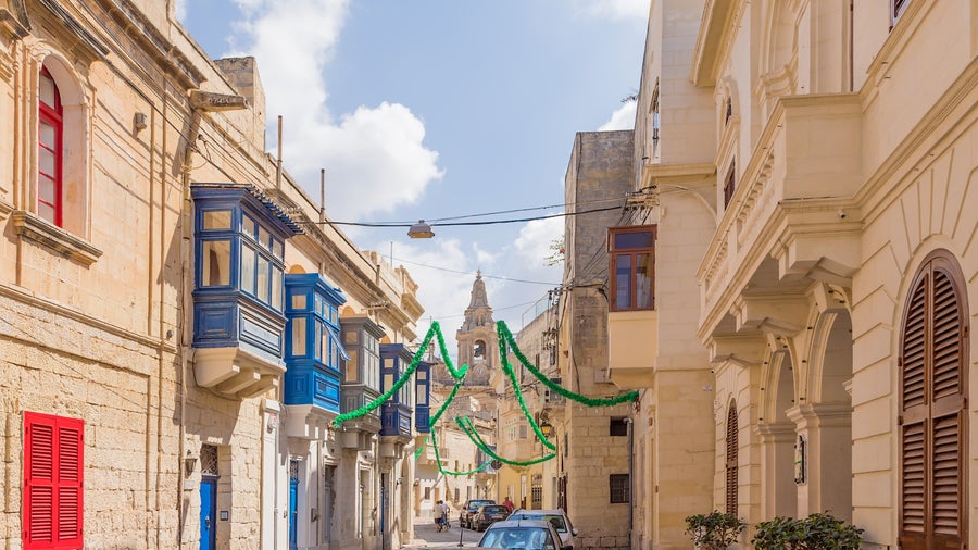 Historic City Center of Salina Bay in Malta