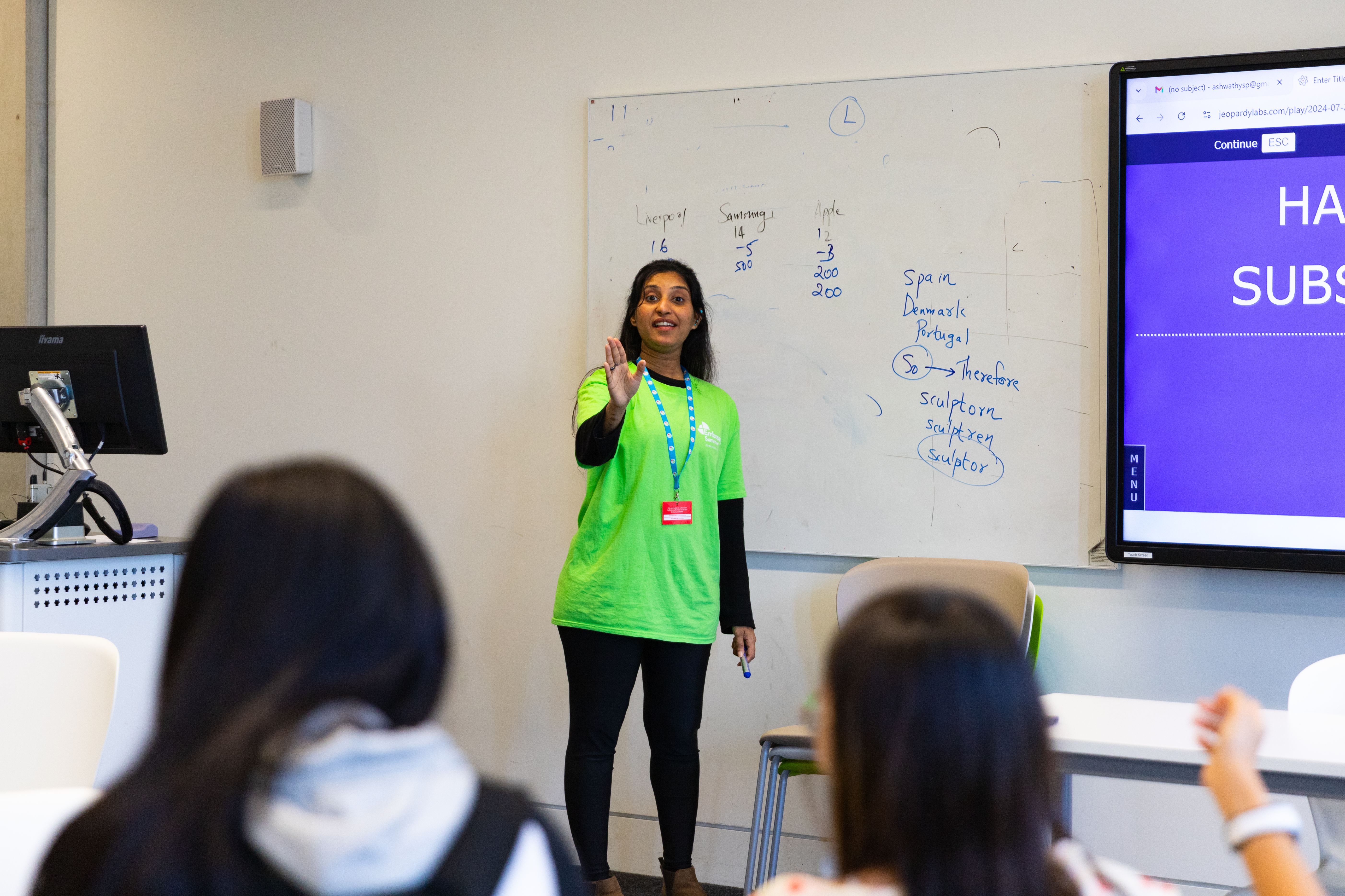 School classroom Board Oxford Brookes