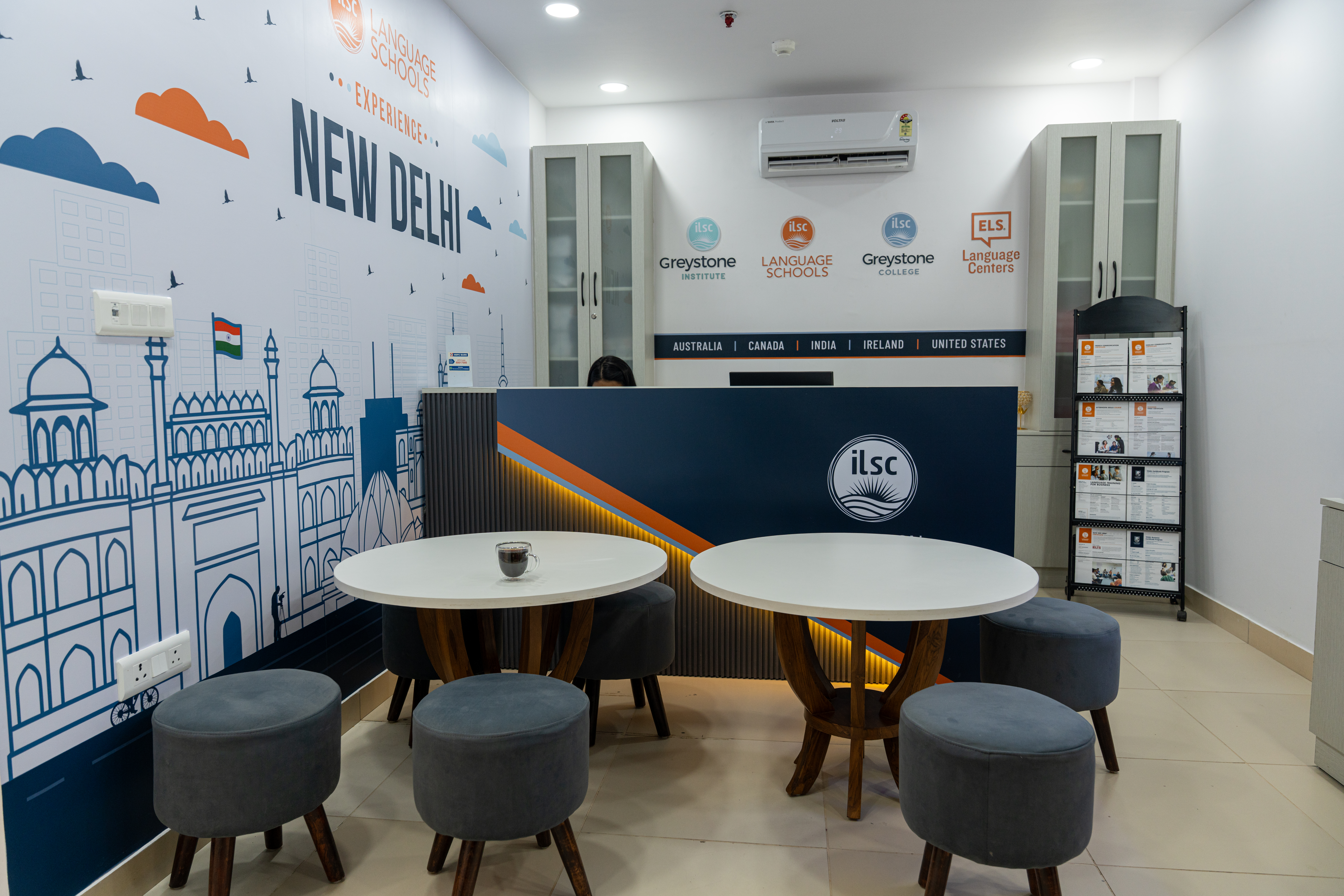 Common room at ILSC New Delhi