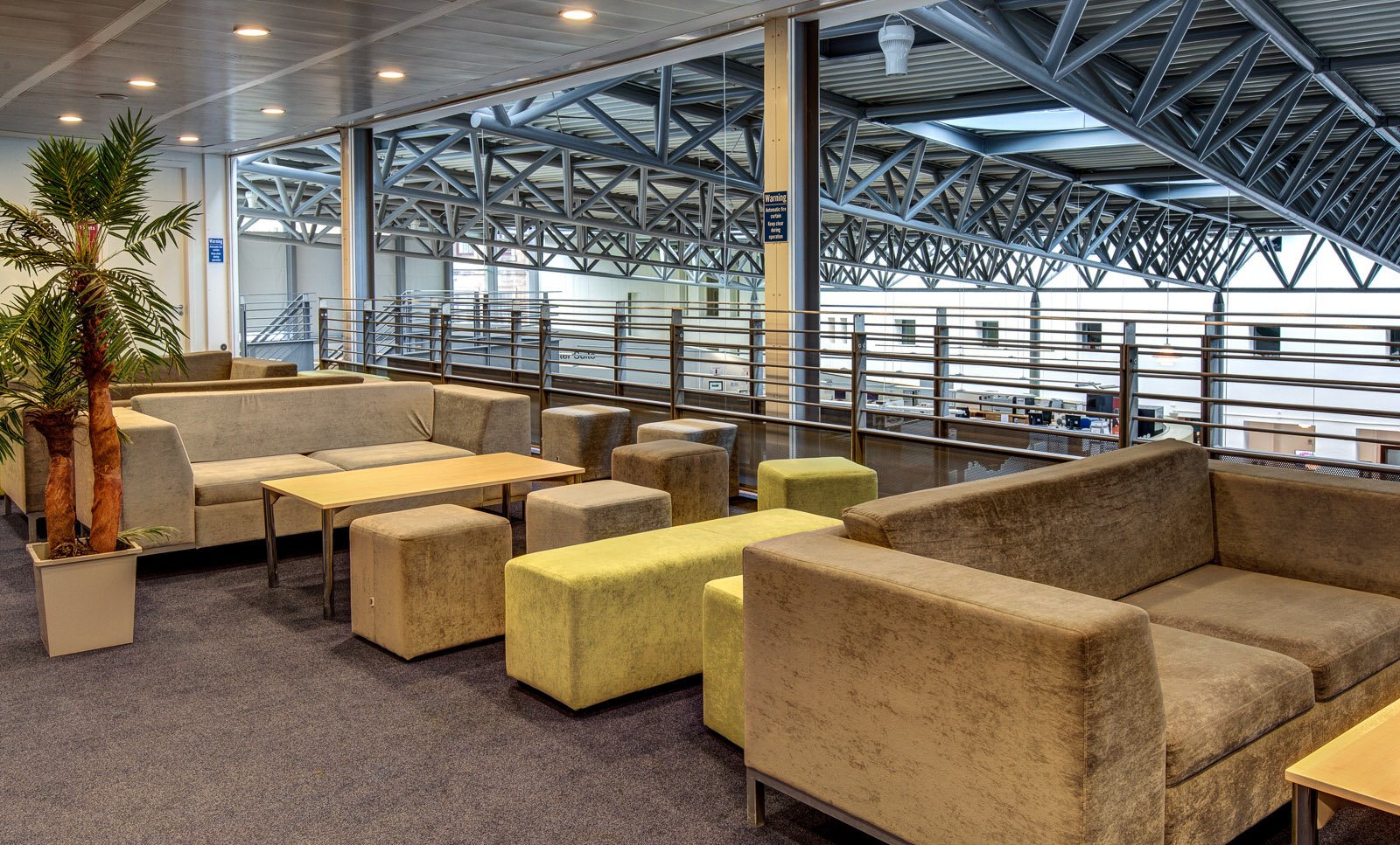 Common area with sofas