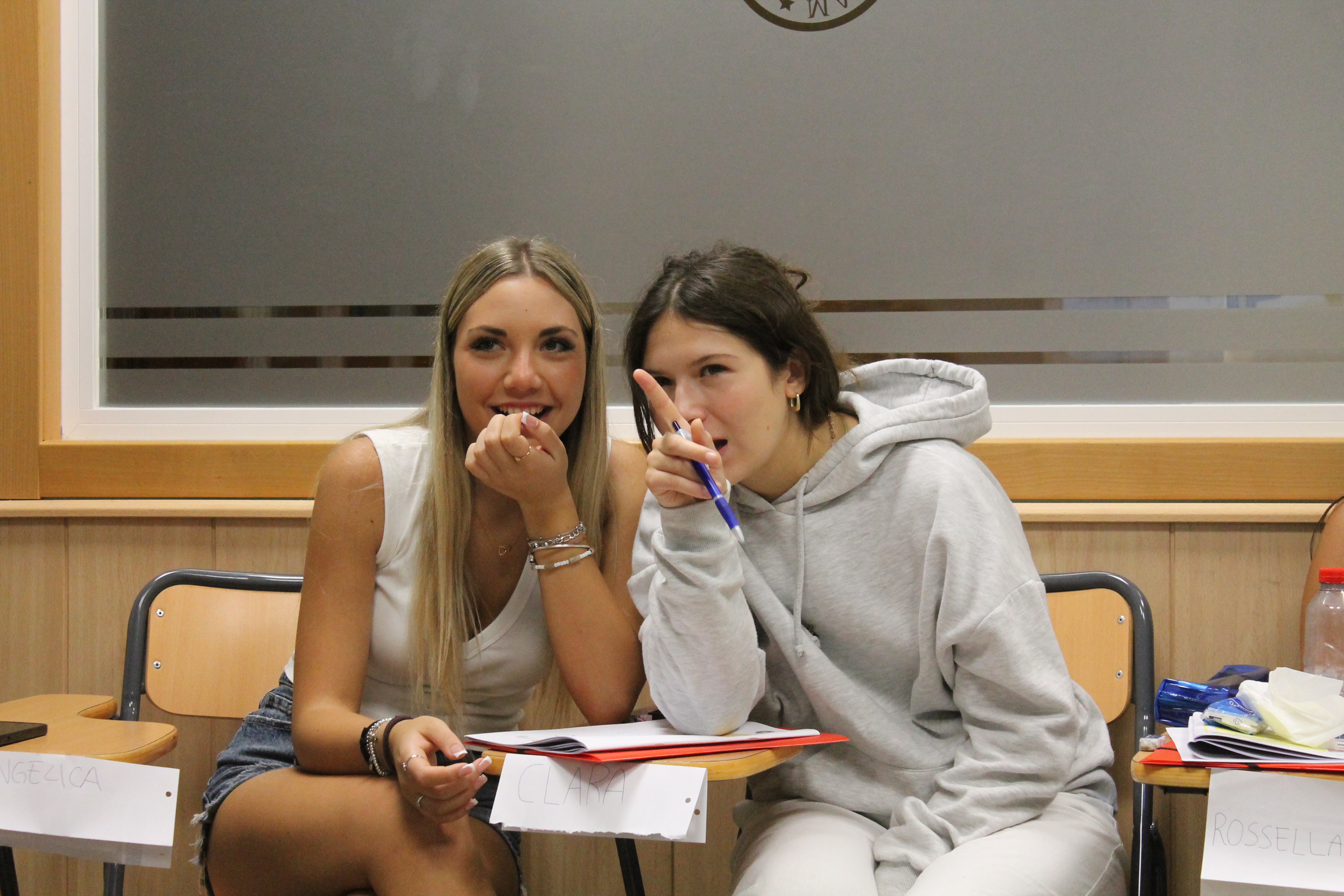 Students in classroom Malaga Maravillas