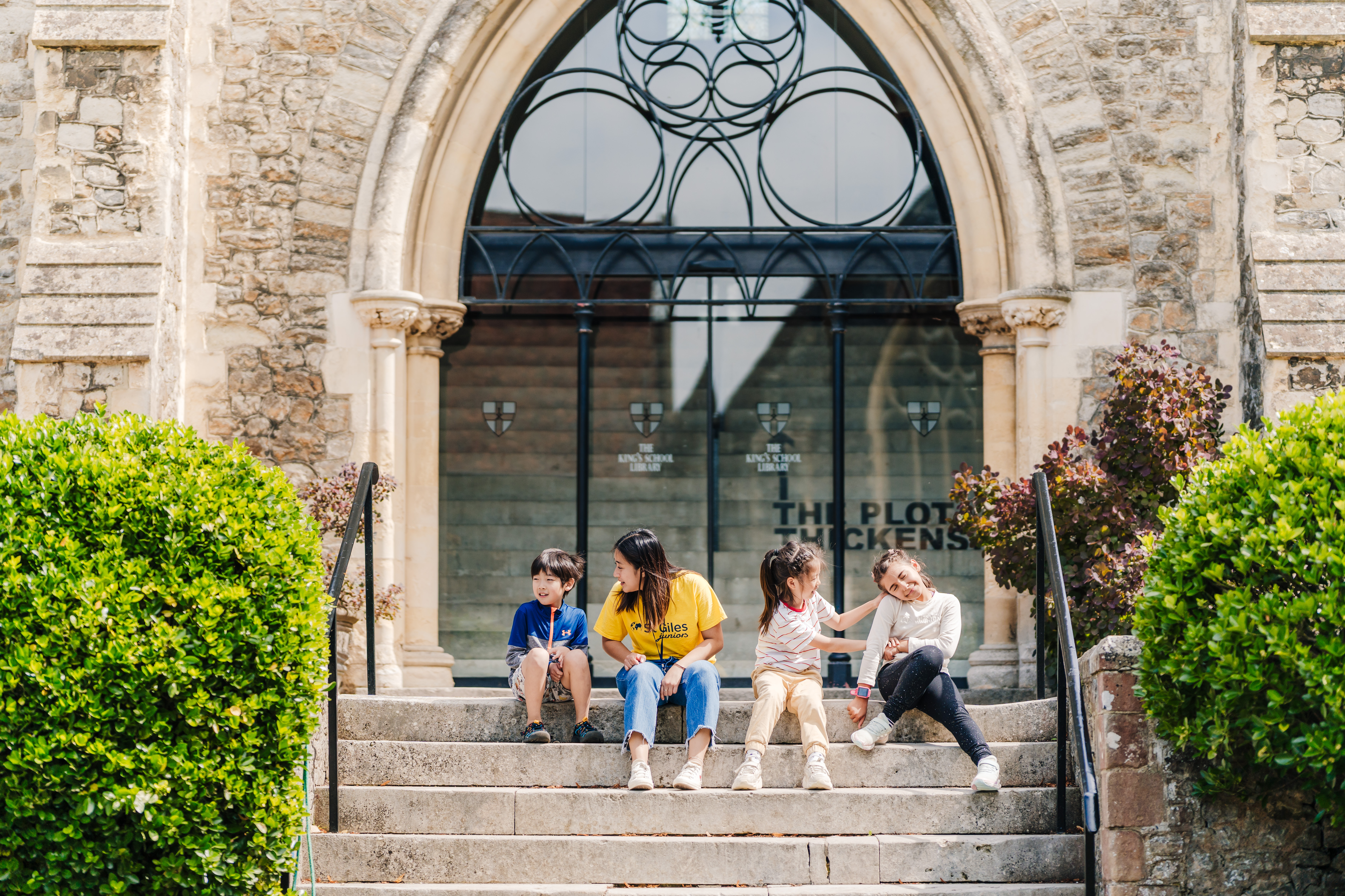 Entrance at The King's School Campus in Canterbury