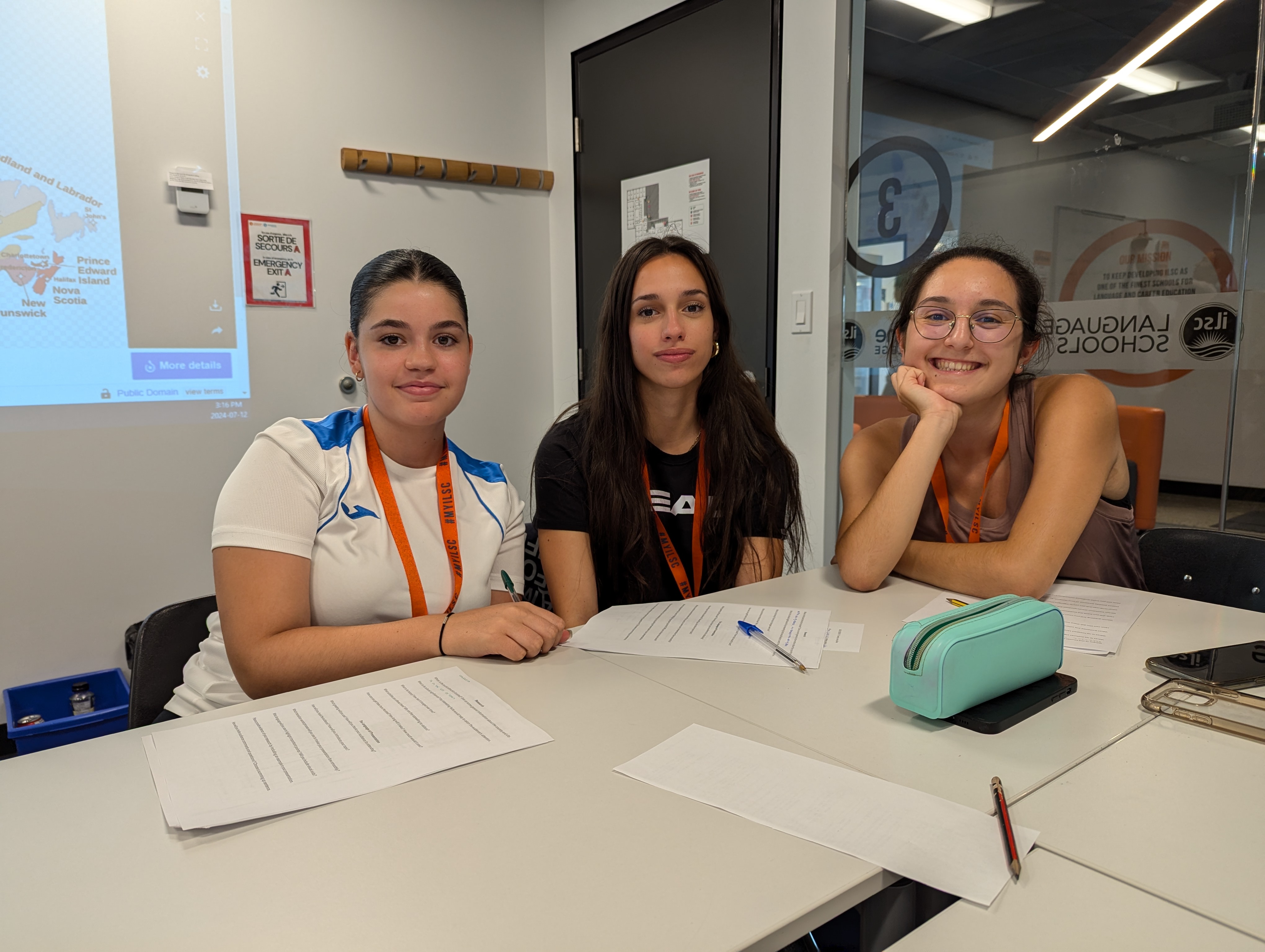 School classroom in Montreal