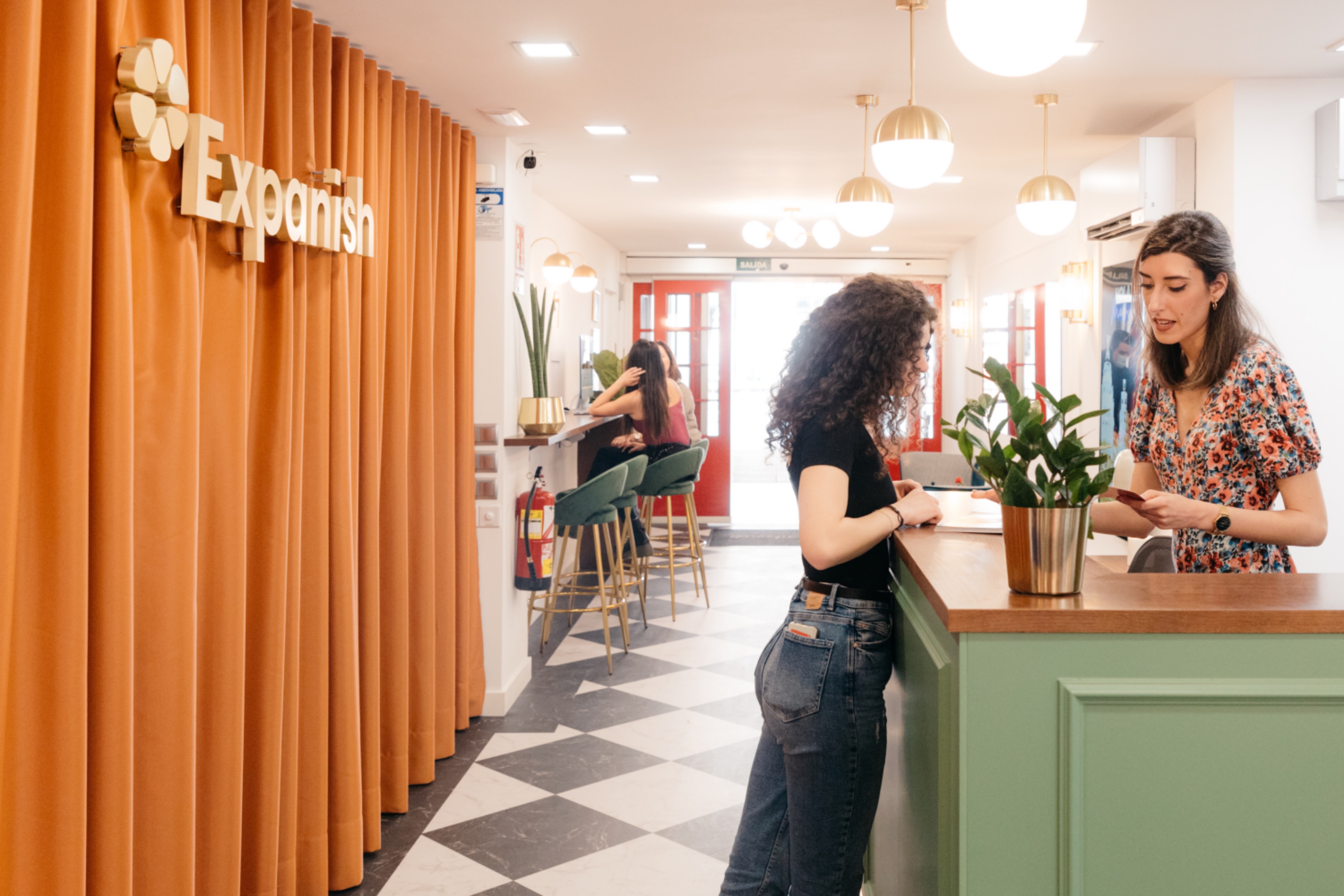 Front desk at Expanish Madrid