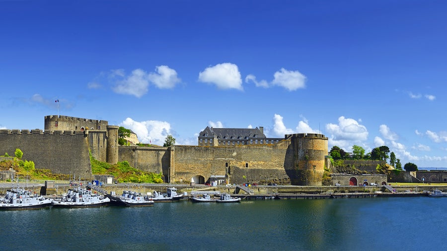 Historic Building in the waterfront of Brest, France