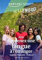 cover of the 2026 kaplan adult french brochure