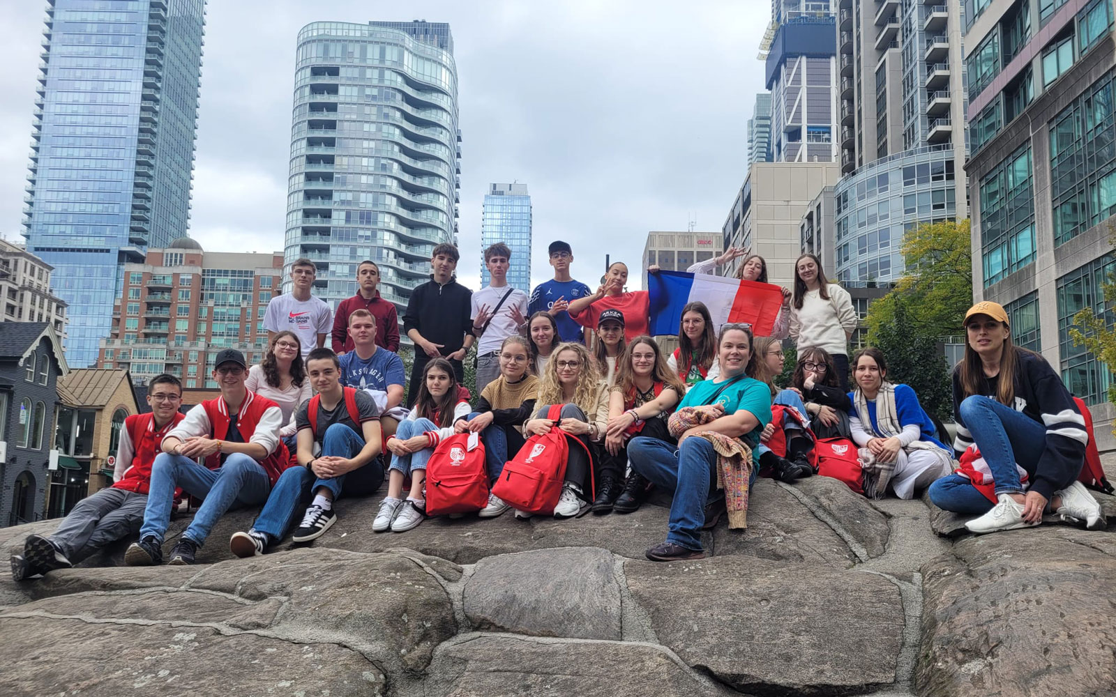 Students group in outside Toronto