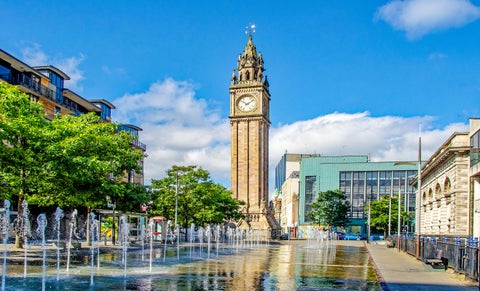 Albert Memorial Clock Tower Belfast Nordirland in Ireland