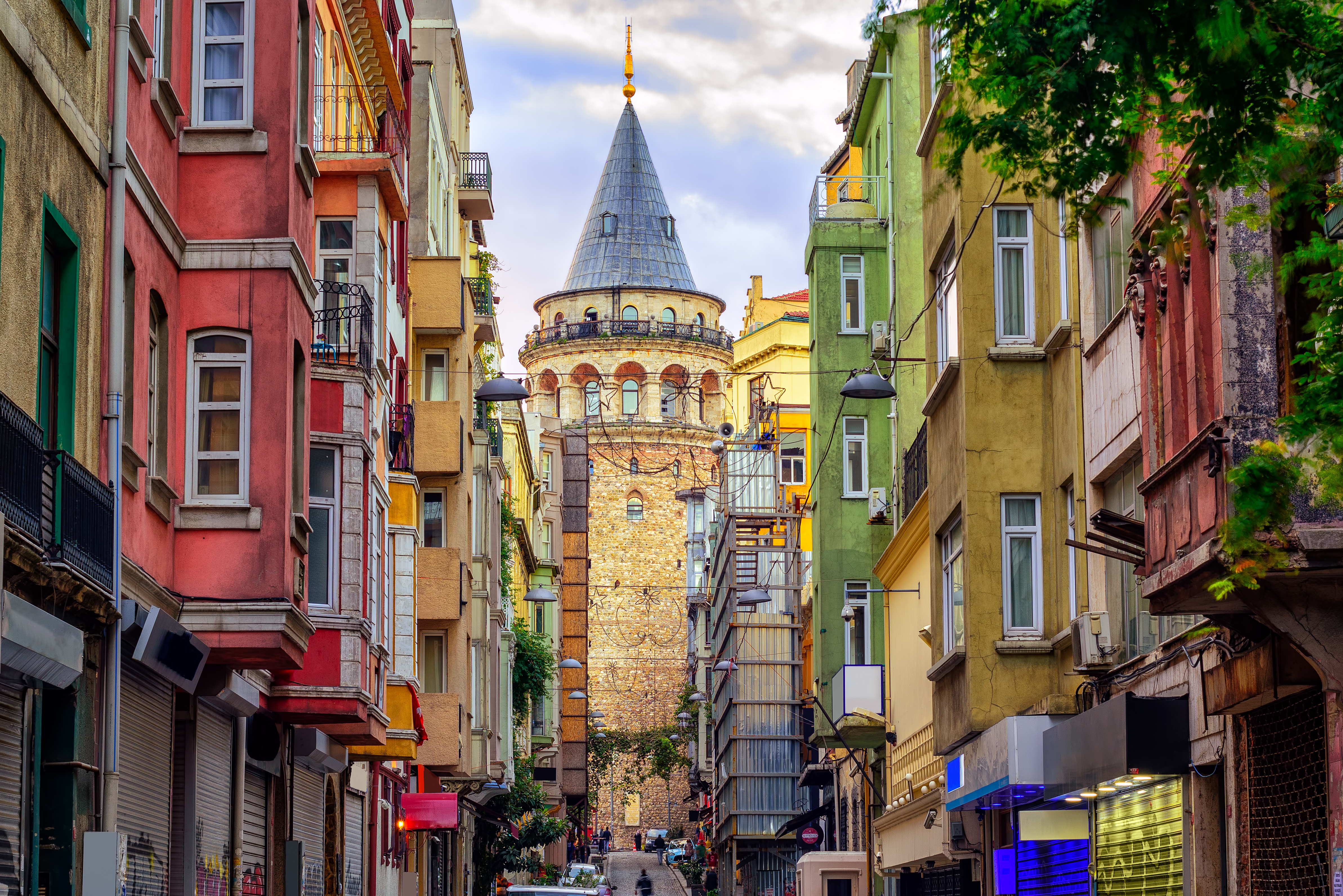 Istanbul Historic Center featuring Galata Tower, historic buildings in Turkey