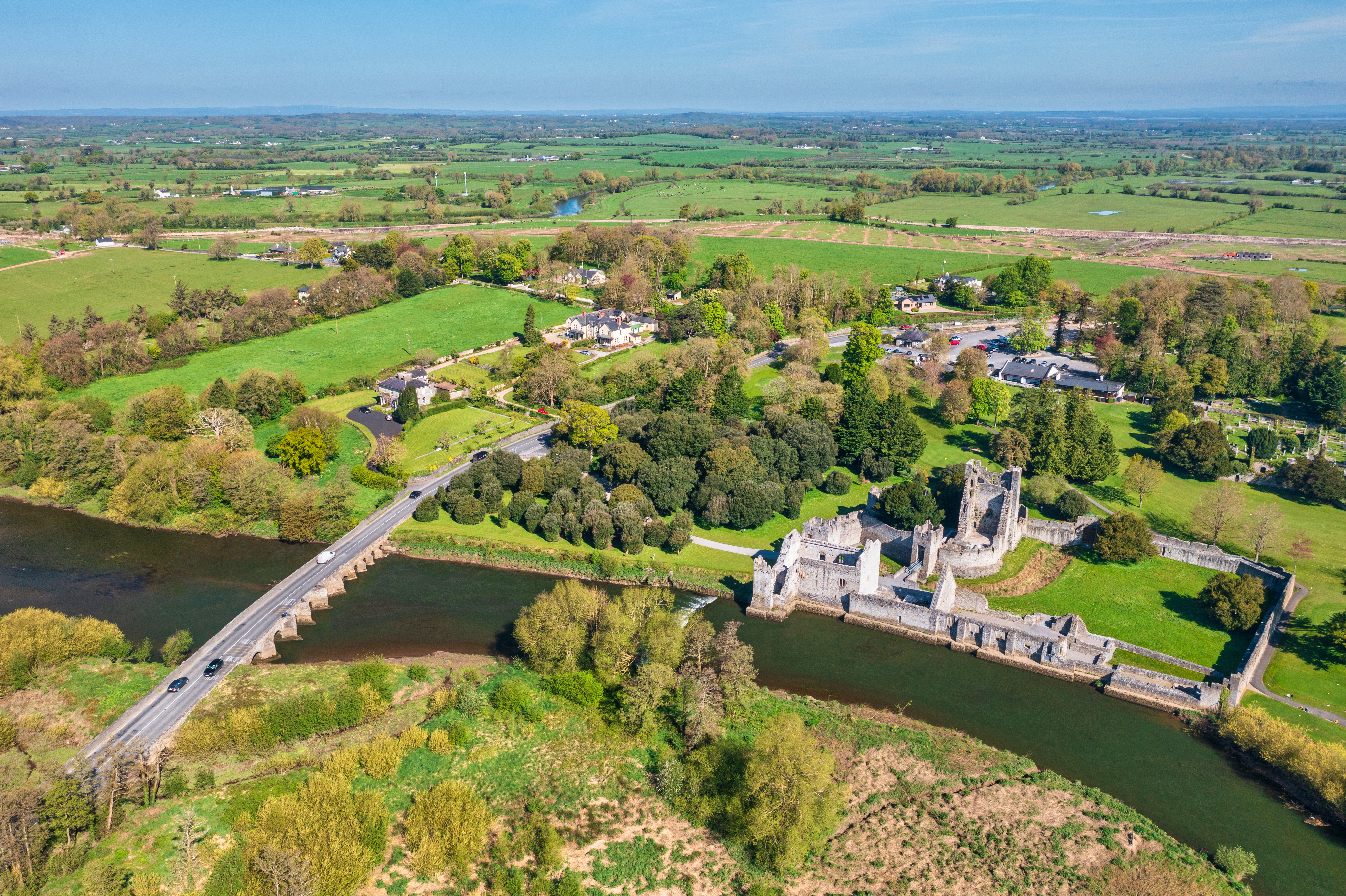 Aerial view of Limerick, Ireland