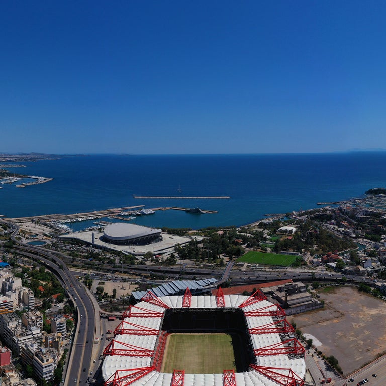 Aerial view of Athens, Greece