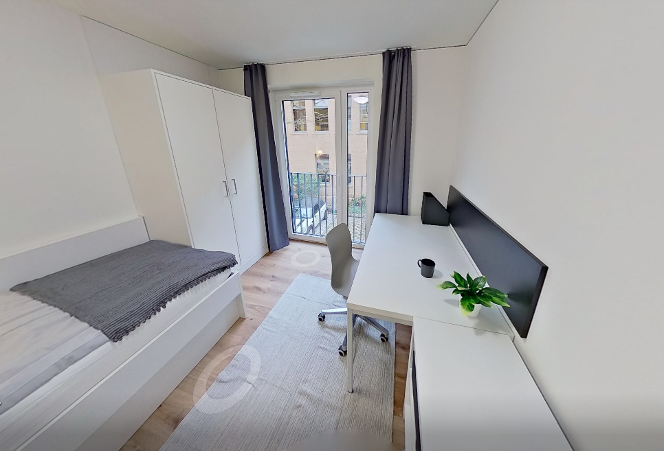 Residence Wirthstrasse Studio Accommodations Pictures Bedroom Kitchen Bathroom