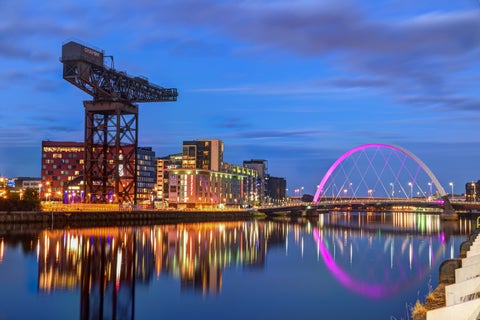 City center of Glasgow