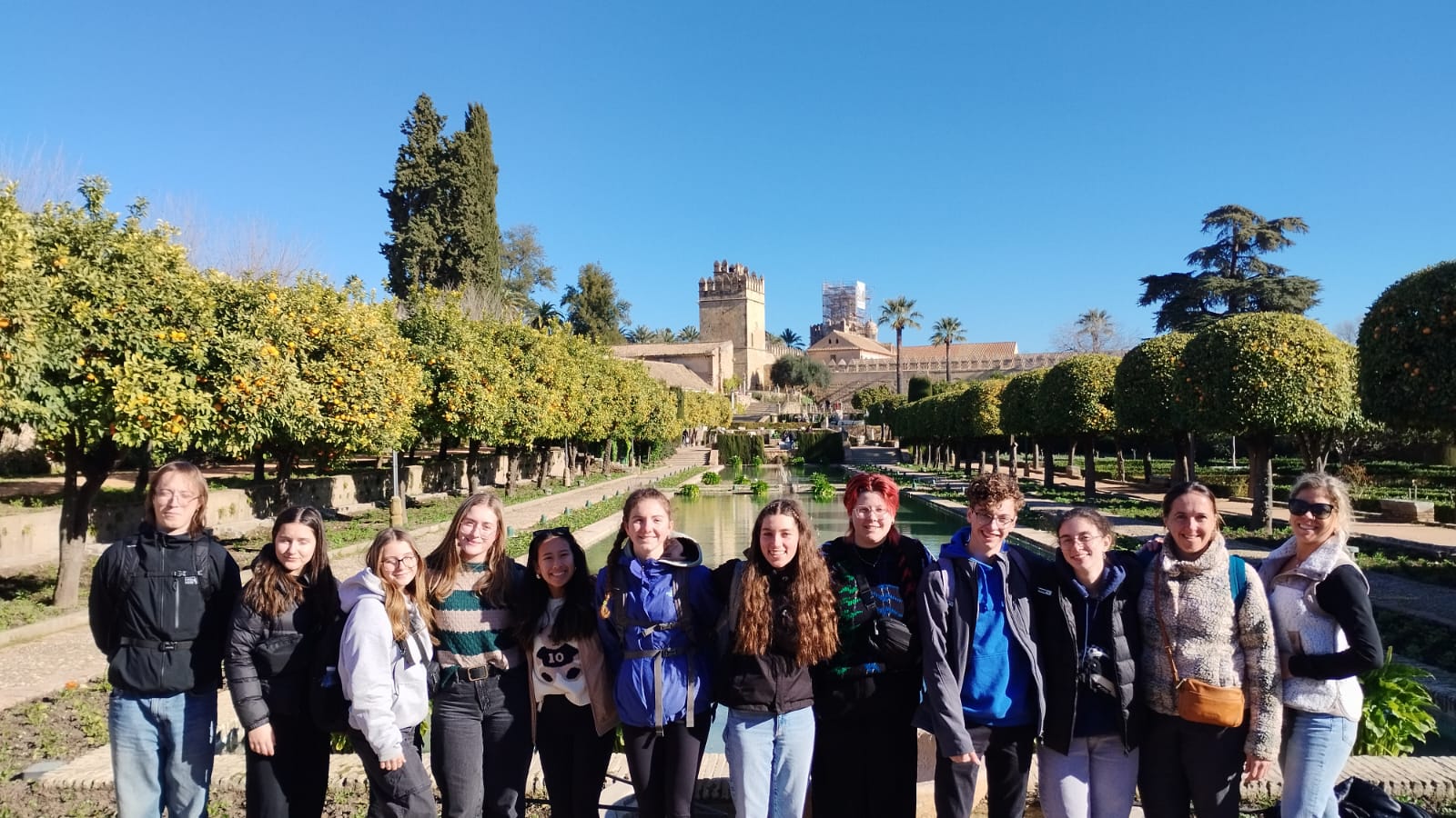 Students excursion in Malaga