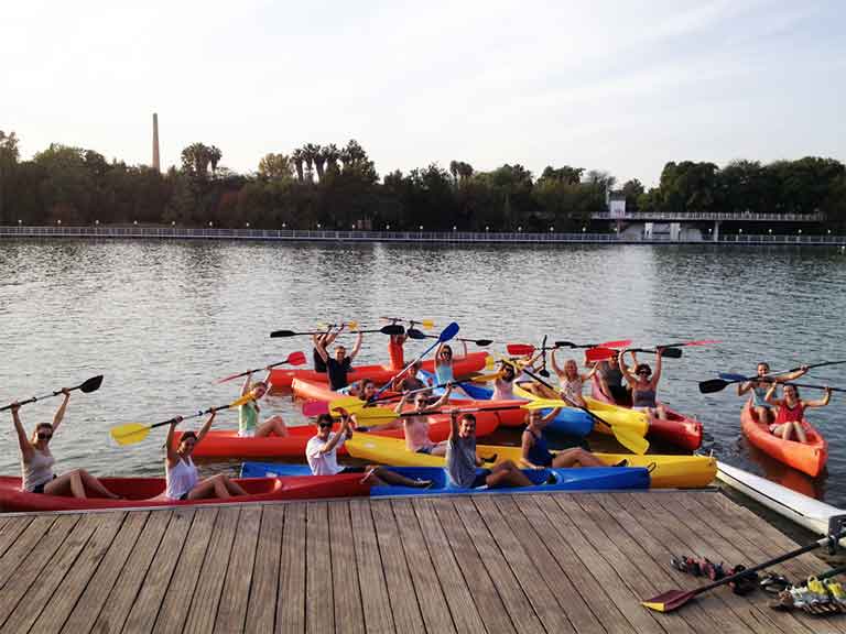 Kayak class with CLIC Seville