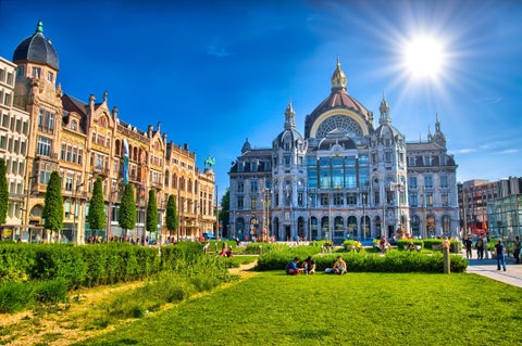 Central station of Antwerp, Belgium