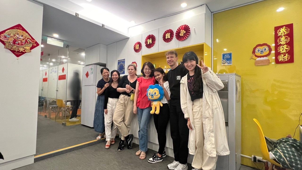 A group of students in the kitchen of LTL Taipei