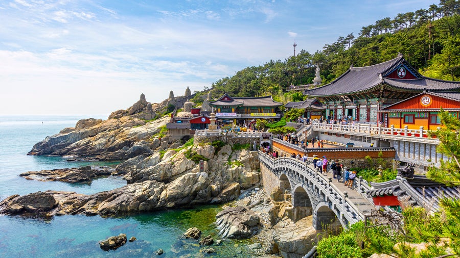 Haedong Yonggungsa Temple in Busan, South Korea