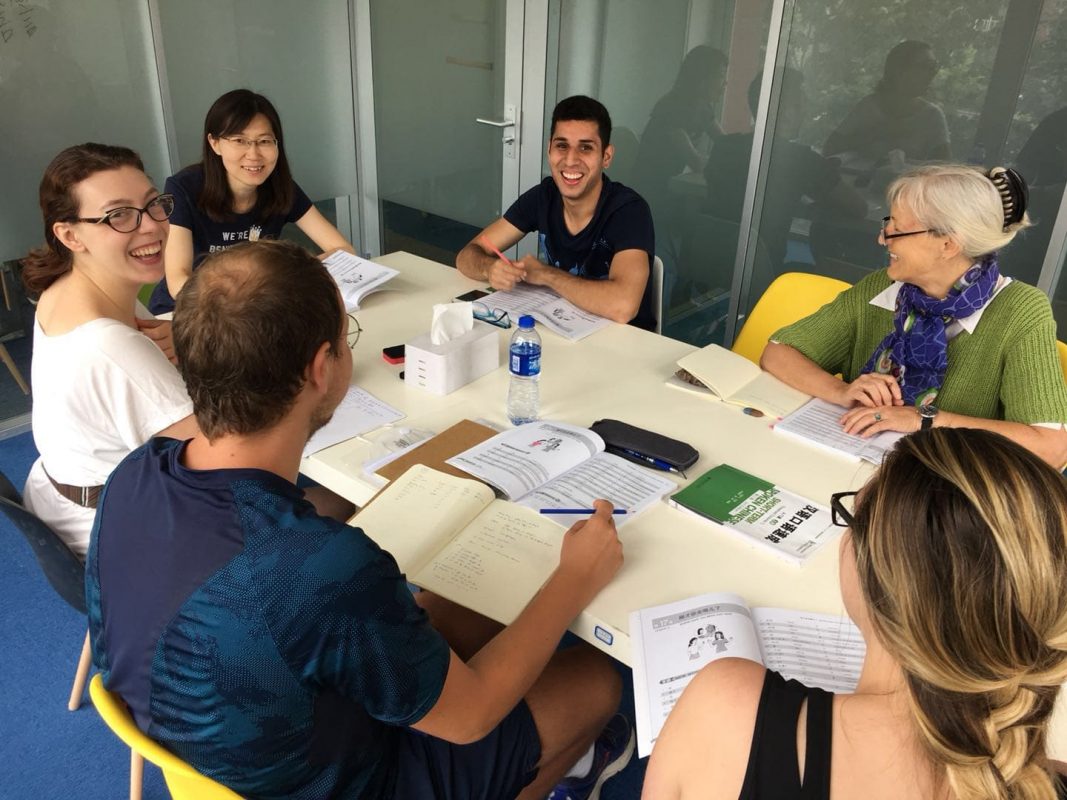 A group in class at LTL Singapore