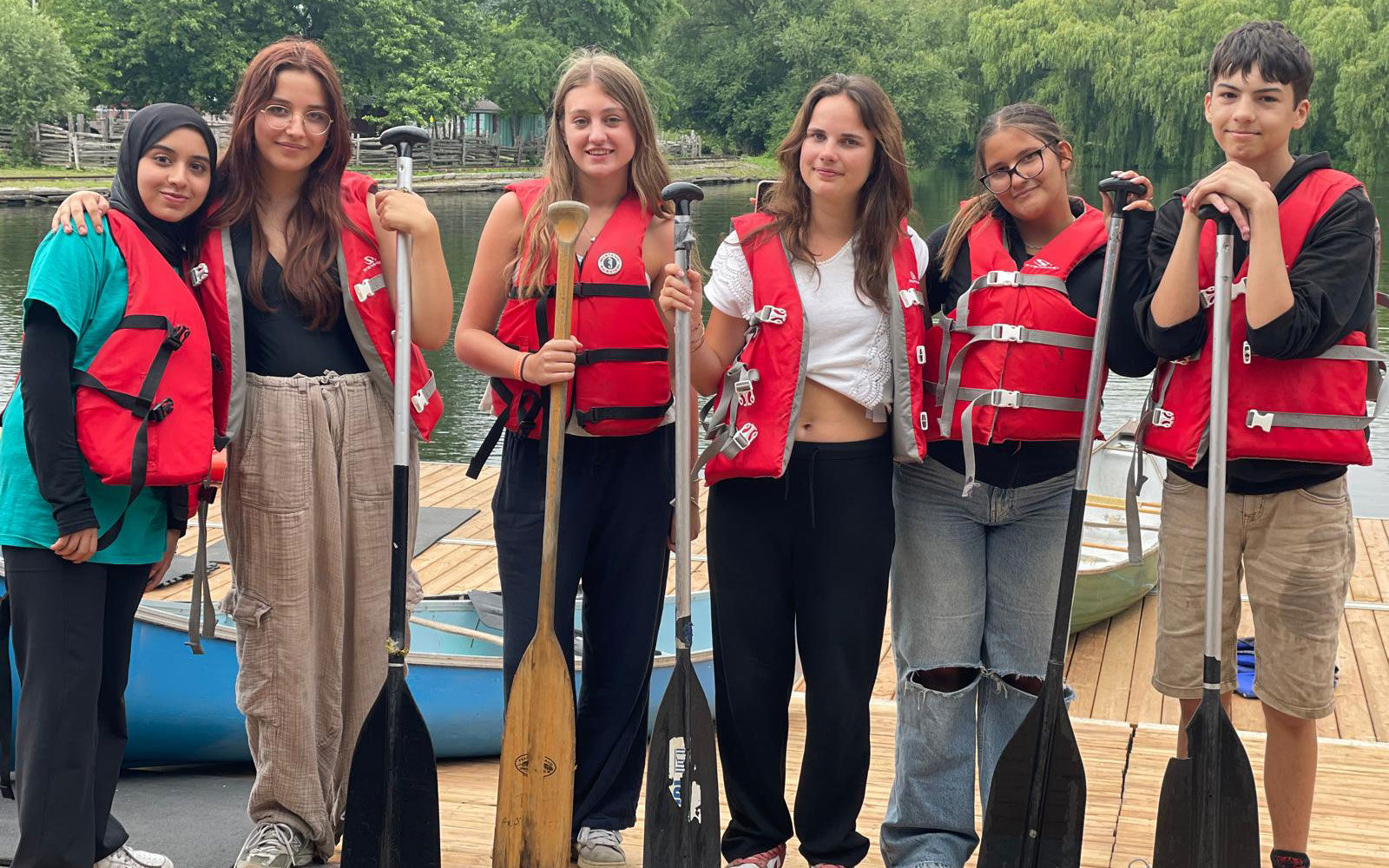 Students activity Kayak Toronto Summer Camp