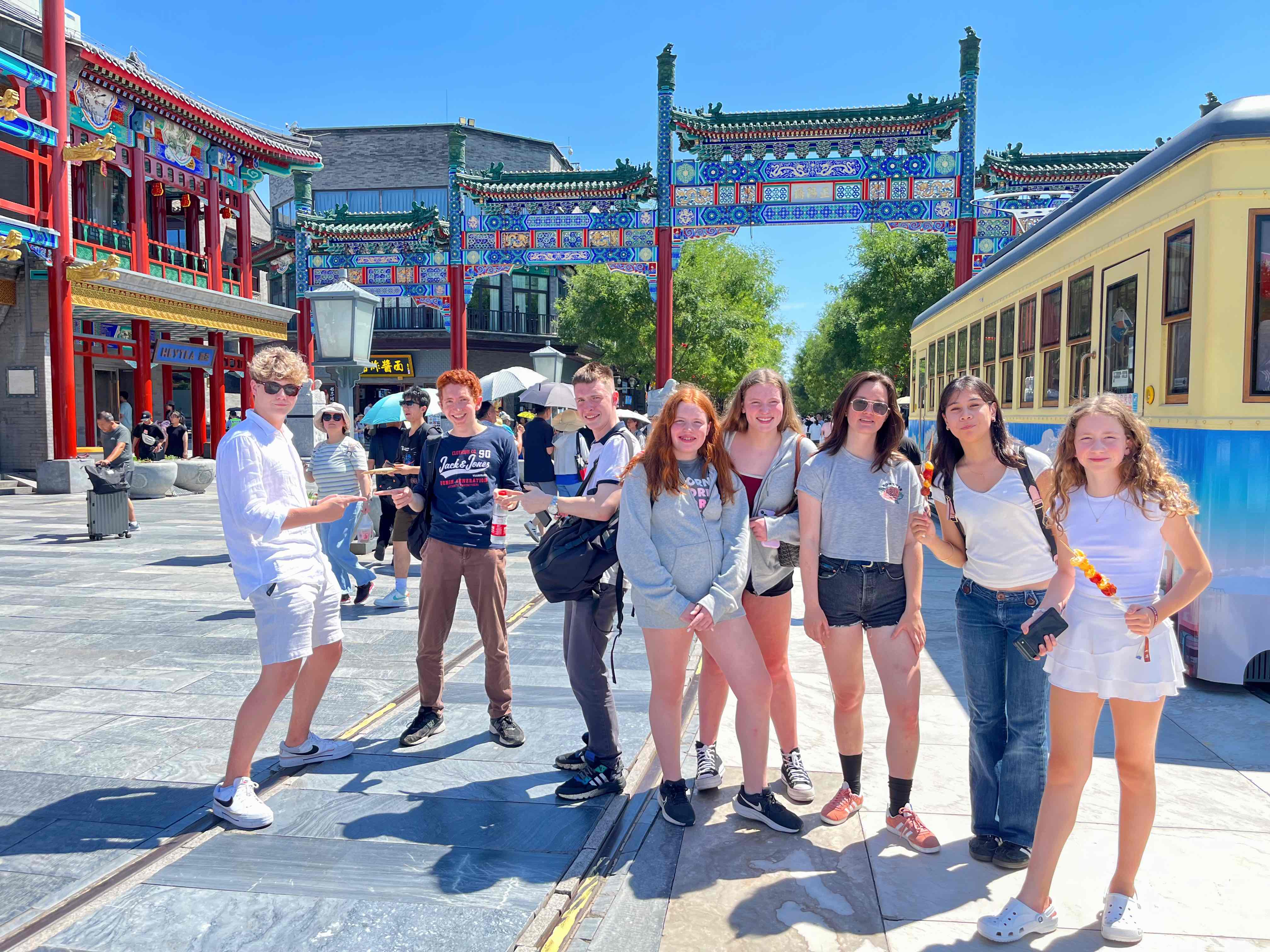 Students excursion to Qianmen