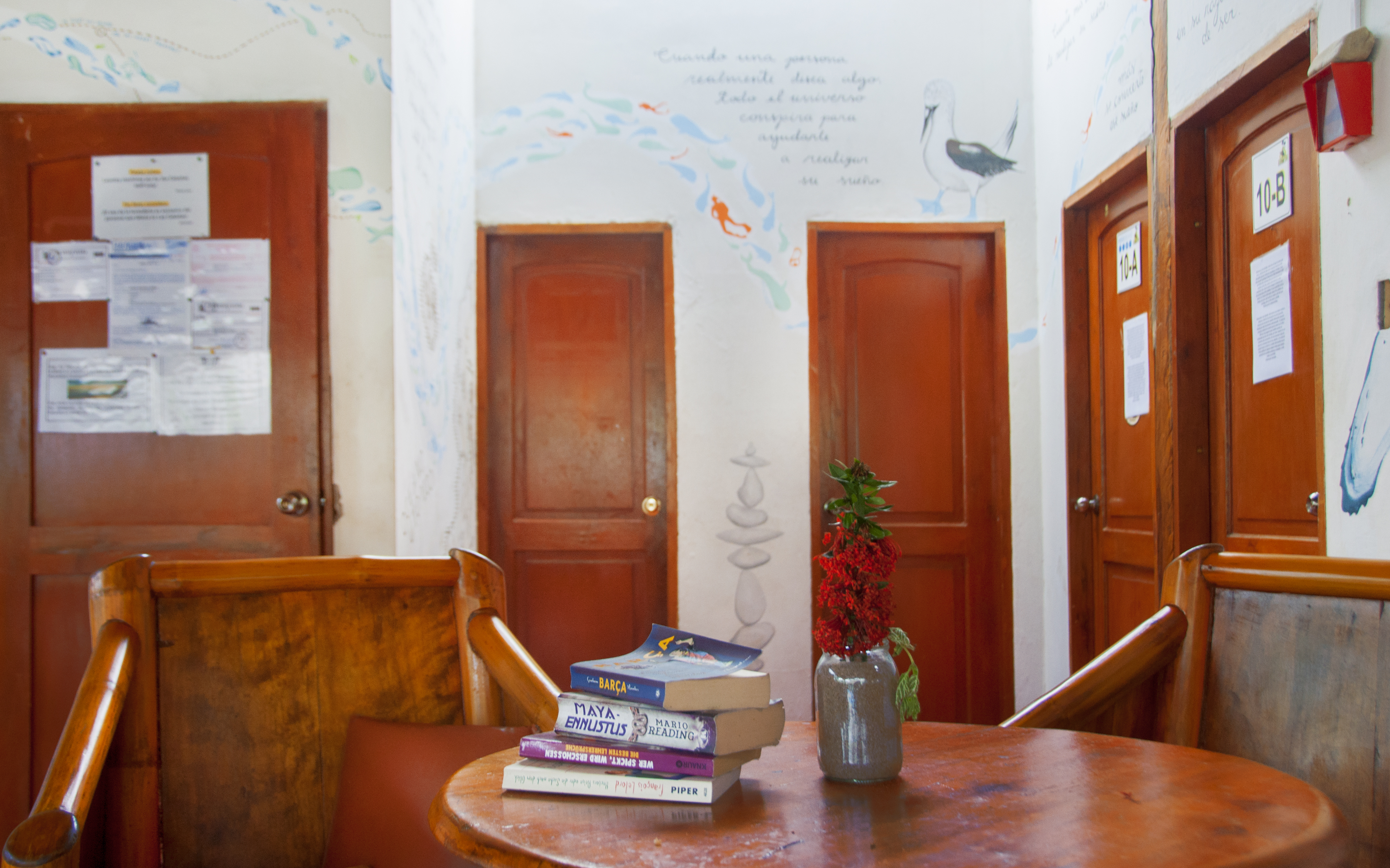 Hallway at Montañita Spanish School