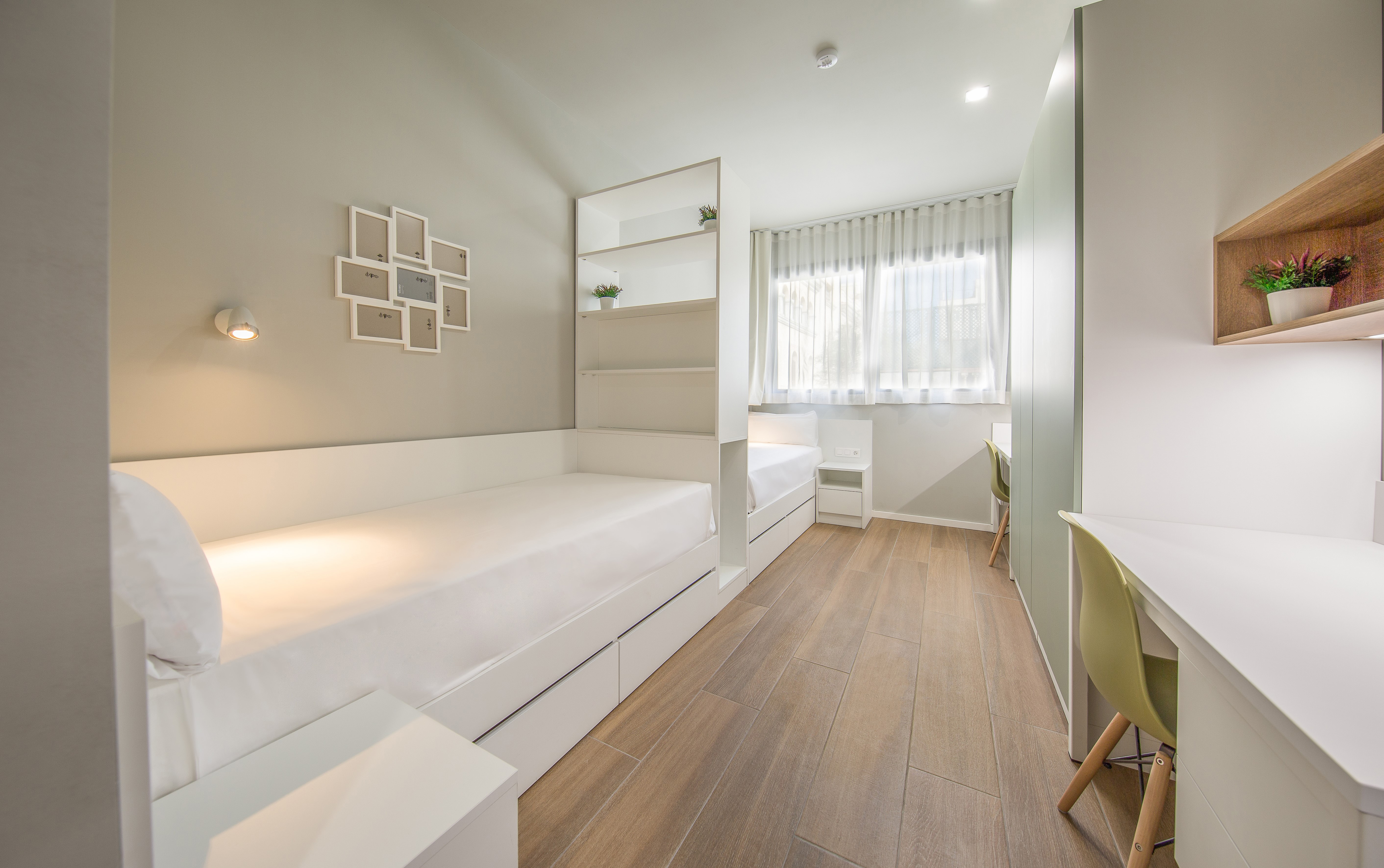 Double room at the Lofttown Student Residence