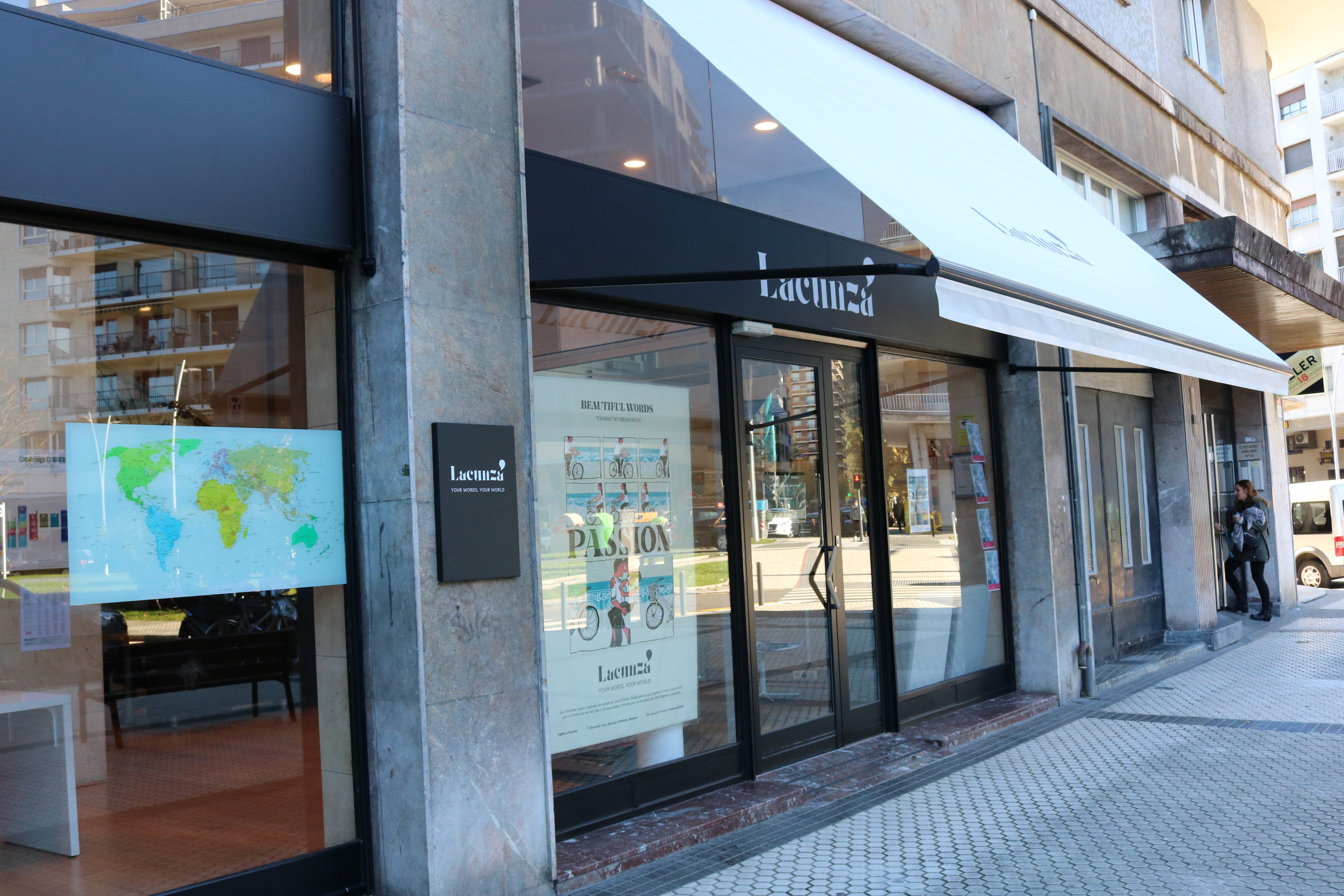 School entrance in San Sebastian