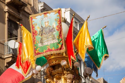 St Agata celebration in Catania, Italy