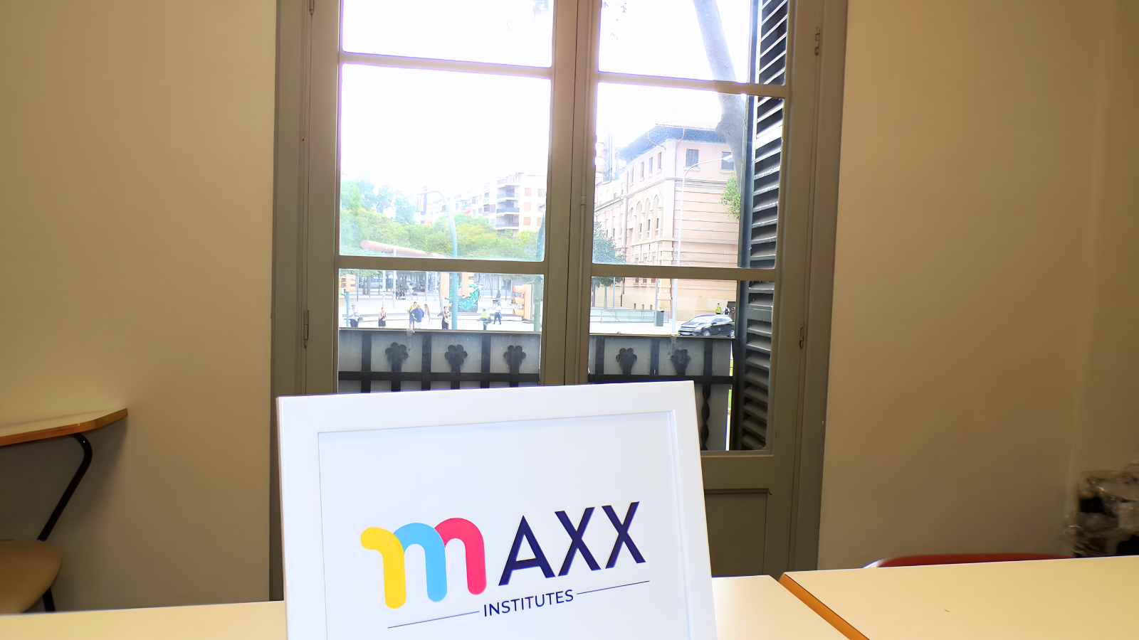 One classroom at Maxx Institute Young Adults in Mallorca