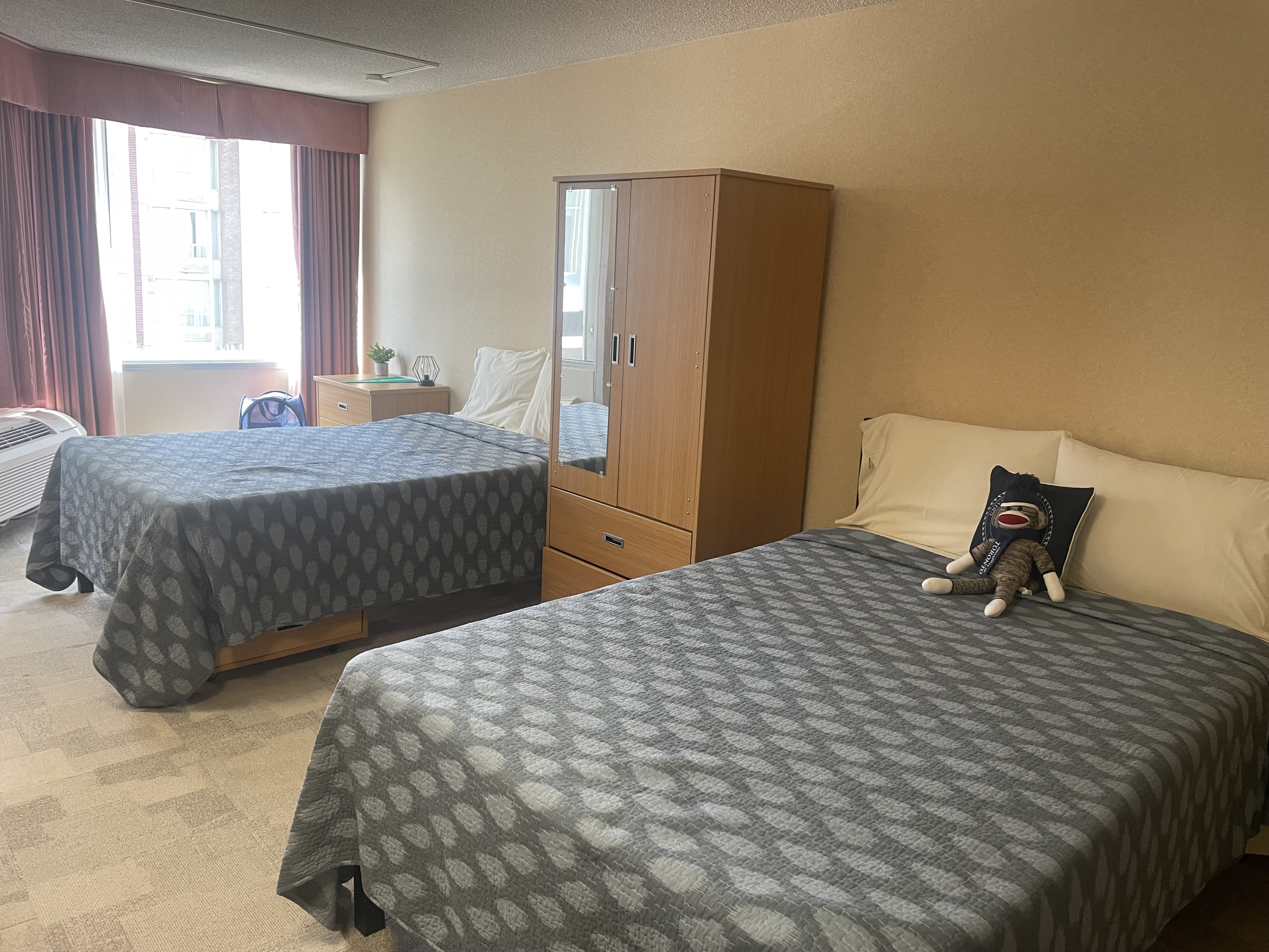 Twin bed at the residence