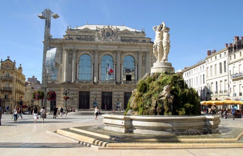 Historic Building at the City center of Montpellier, France