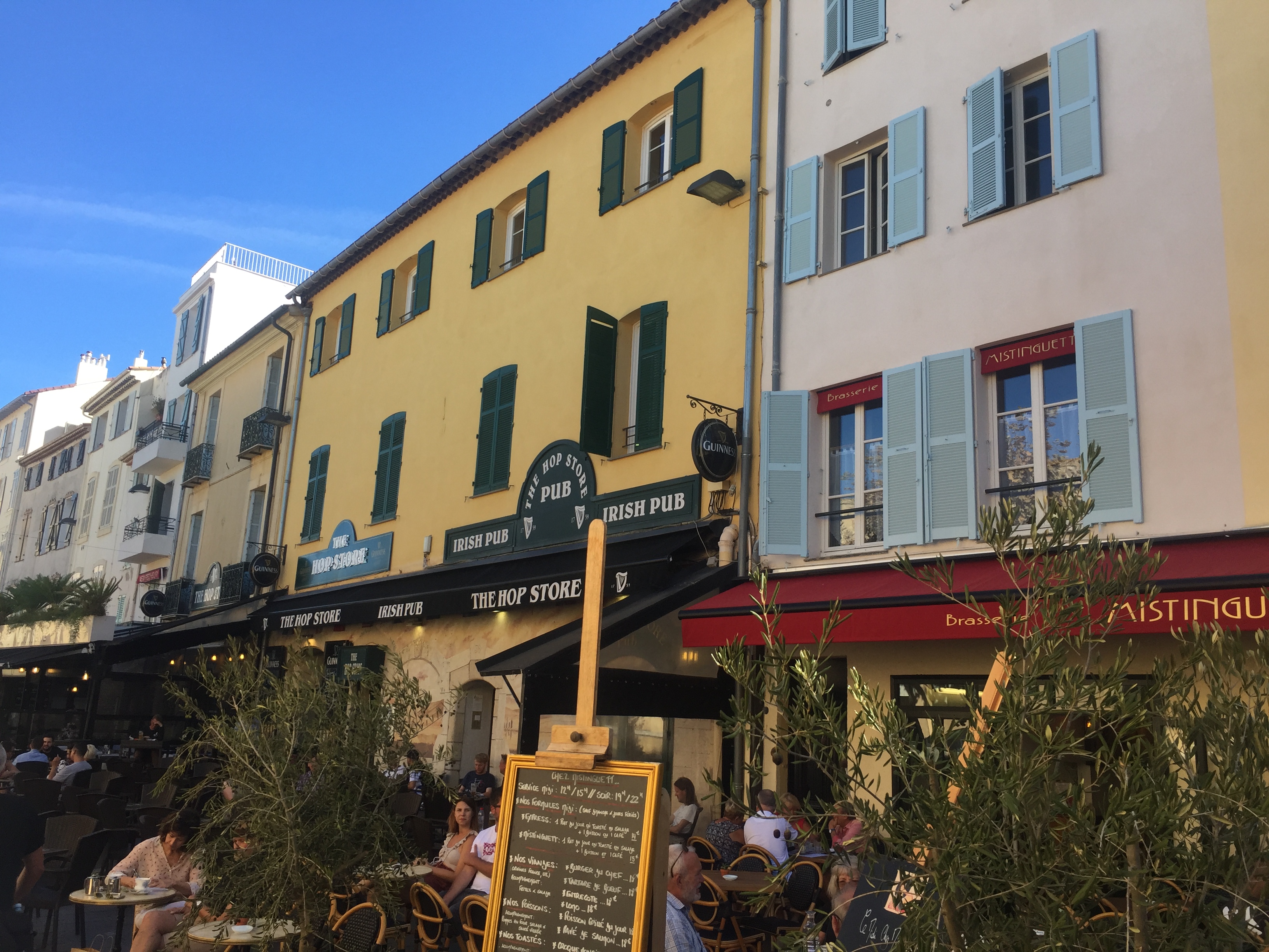 School building Antibes street view