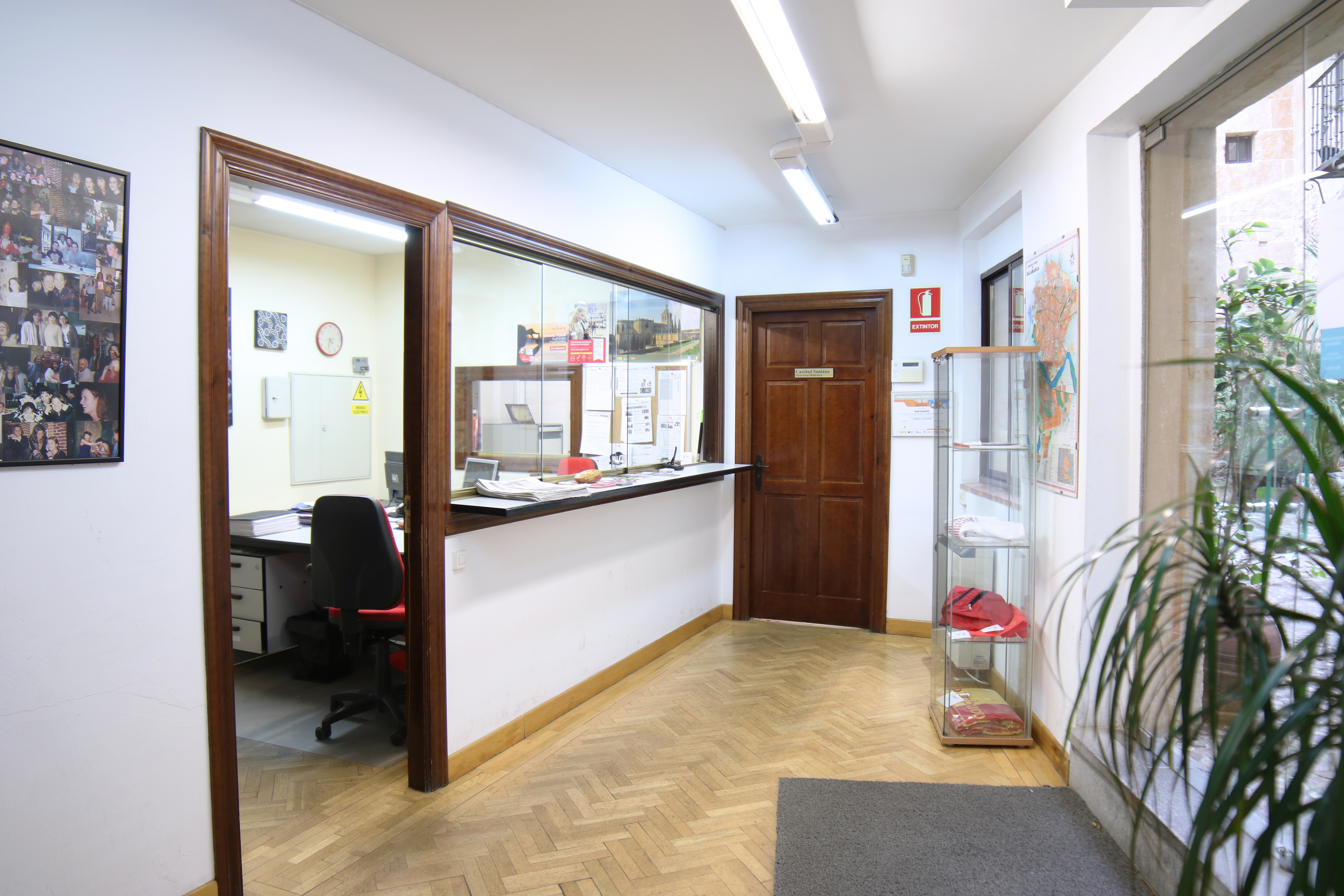 Reception at Enforex Salamanca