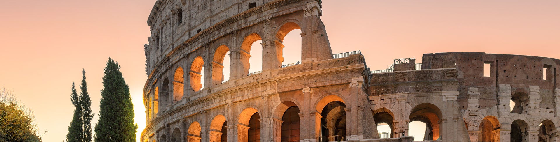 Colosseum at sunrise, Rome, Italy