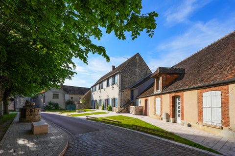 Traditional Houses in City Center of Ferrières, Belgium