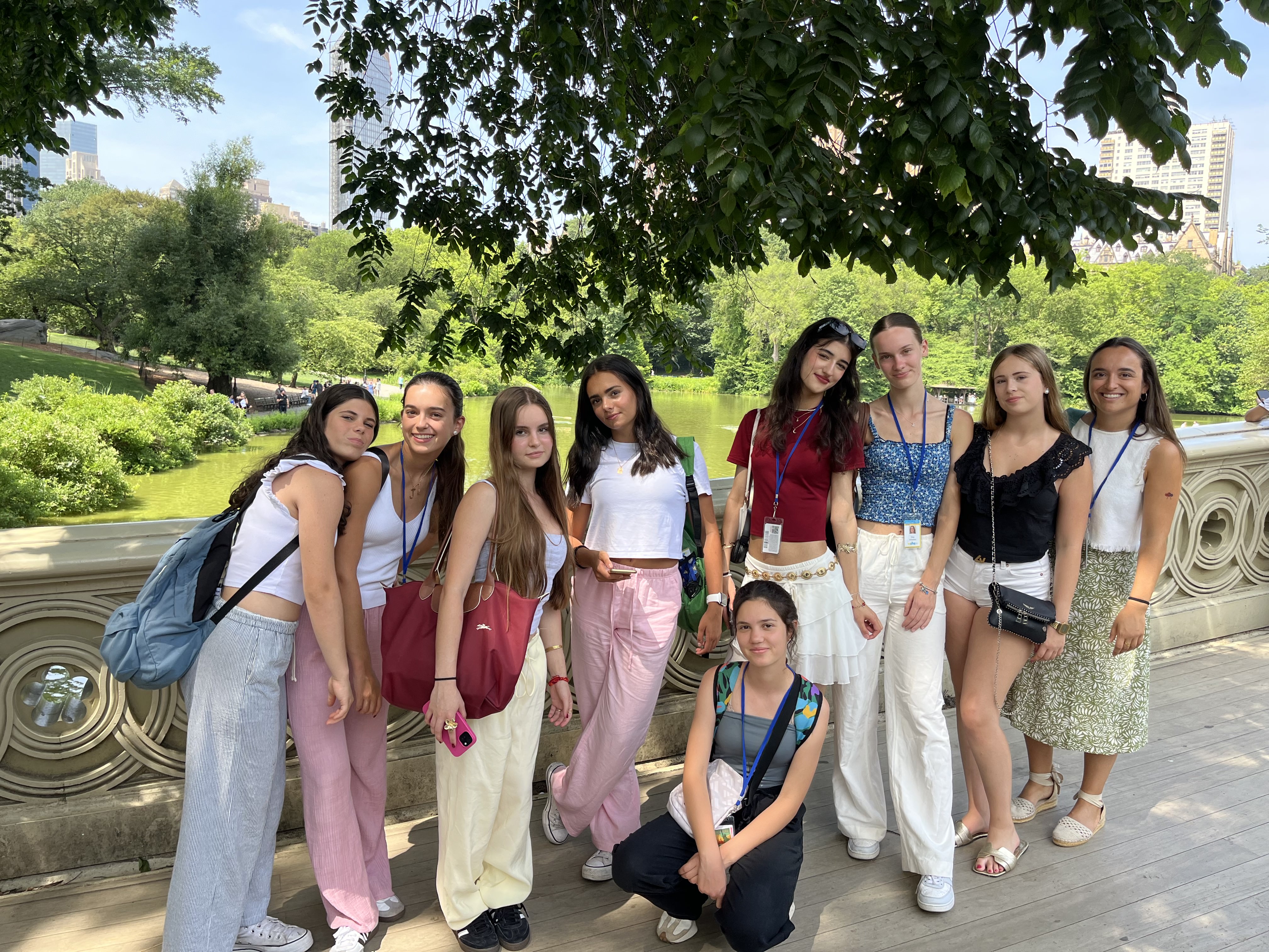 Students in Central Park New York