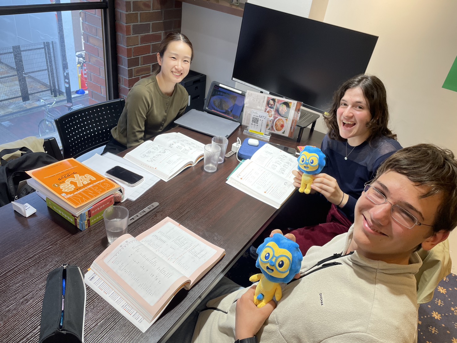 Some students in class at LTL Osaka