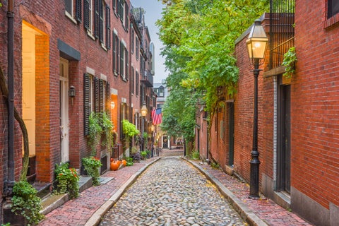 Streets of Boston Massachusetts