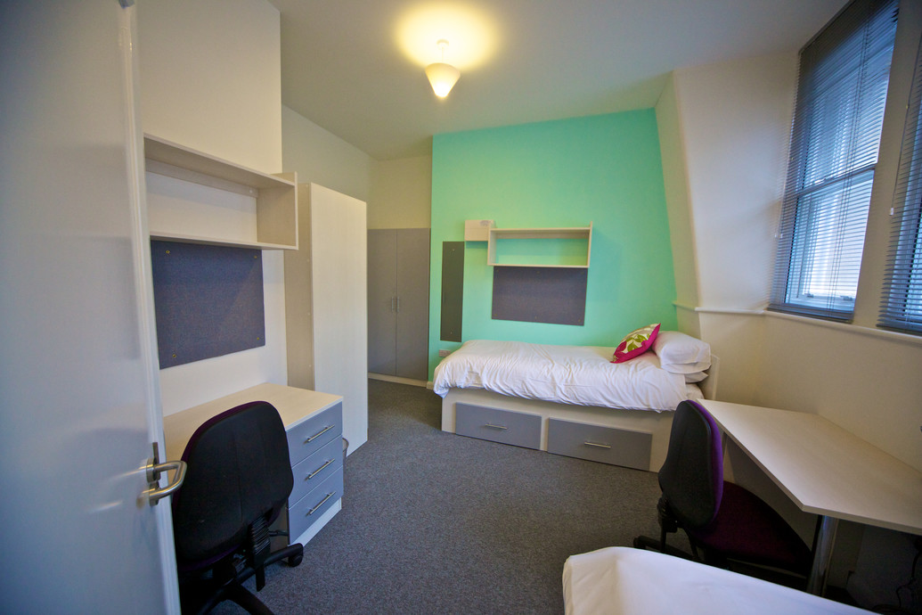 Bedroom at the Post Office Road residence