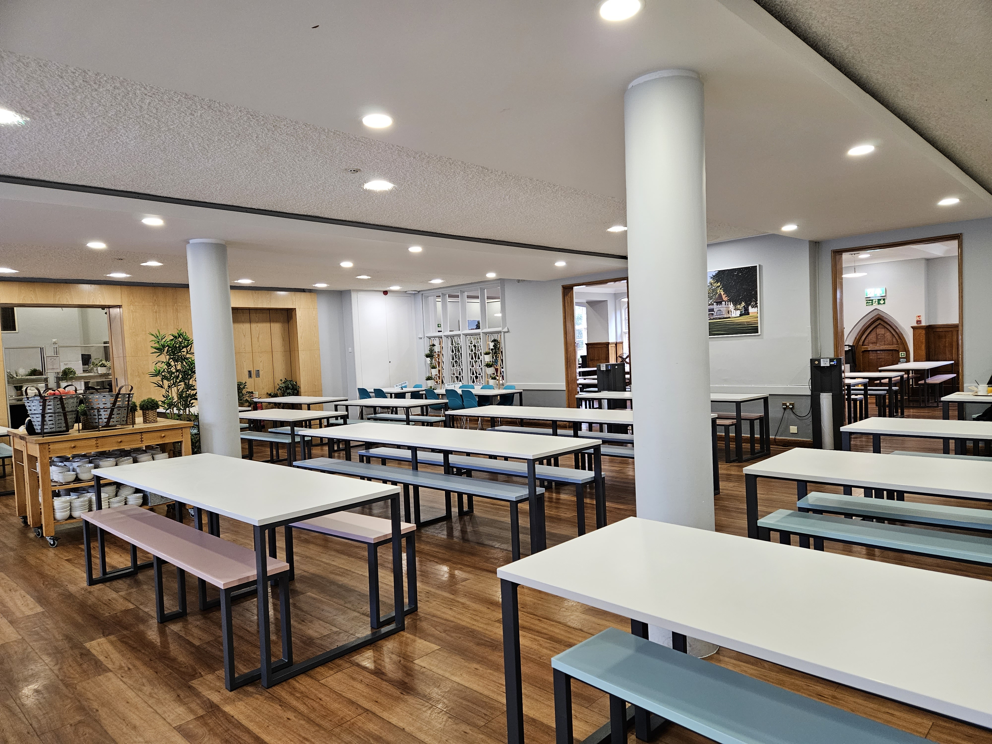 Cafeteria at the Epsom College Tennis Summer Camp