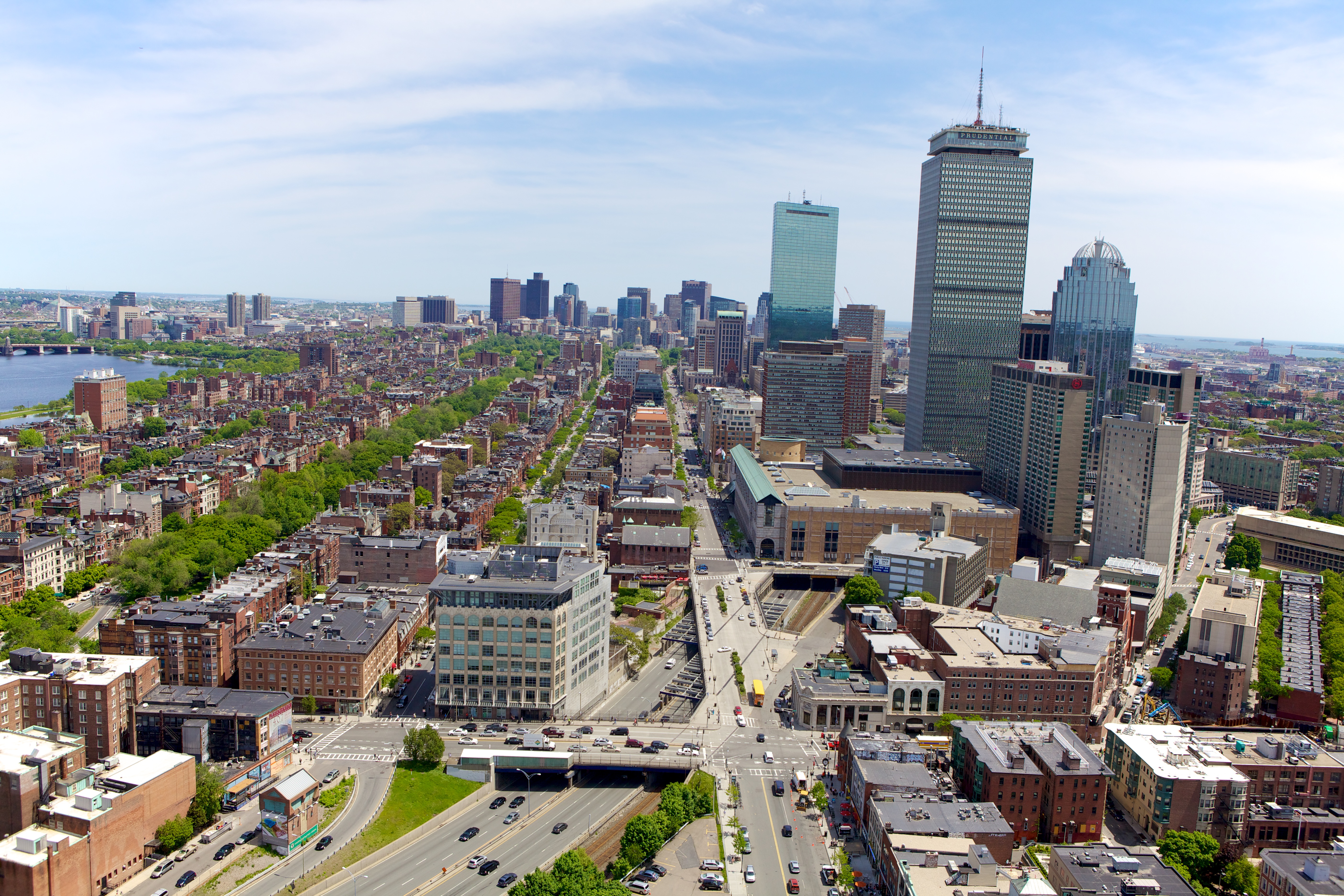 Boston city skyline