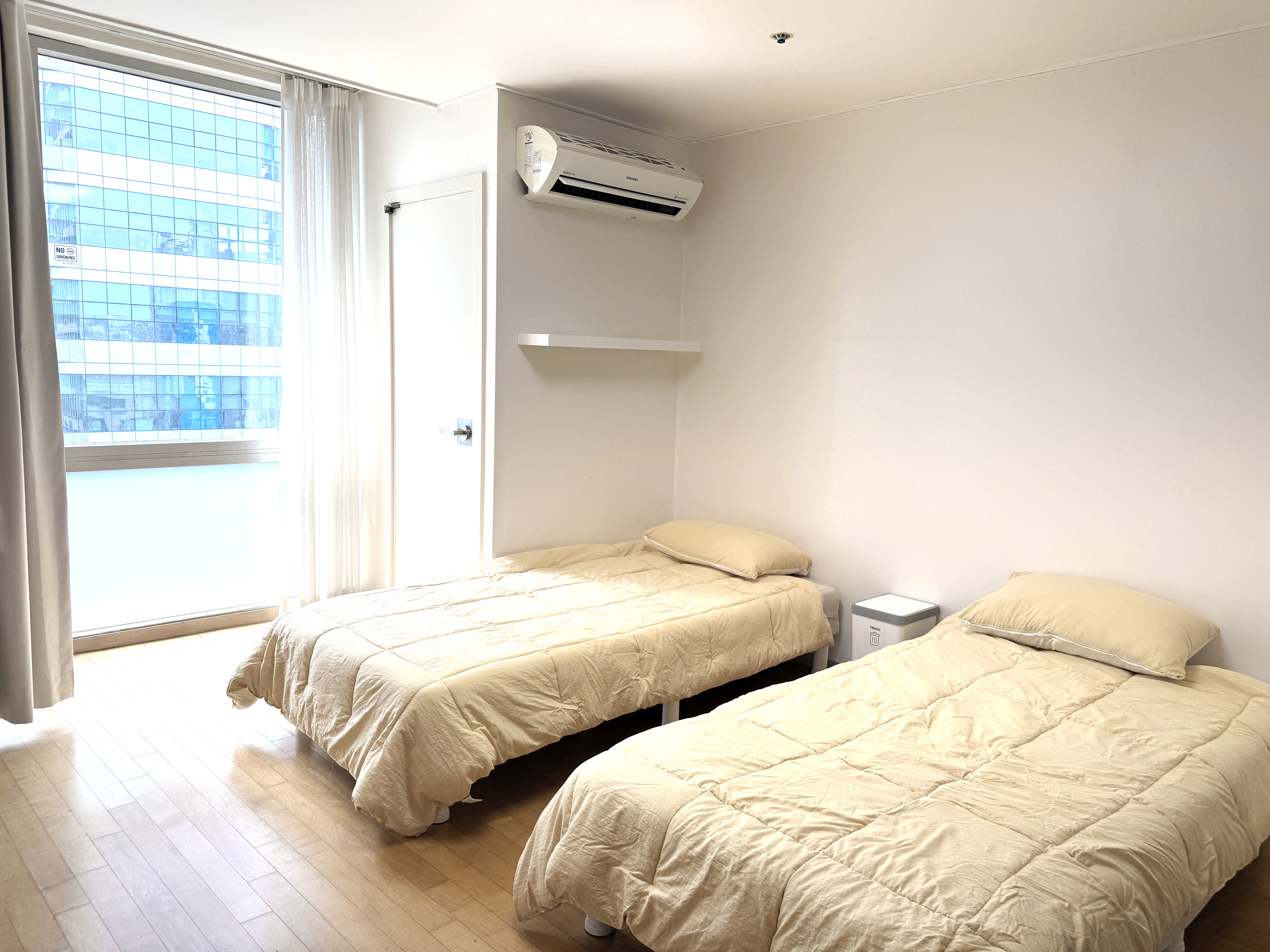Bedroom at the Lexis Hongdae residence