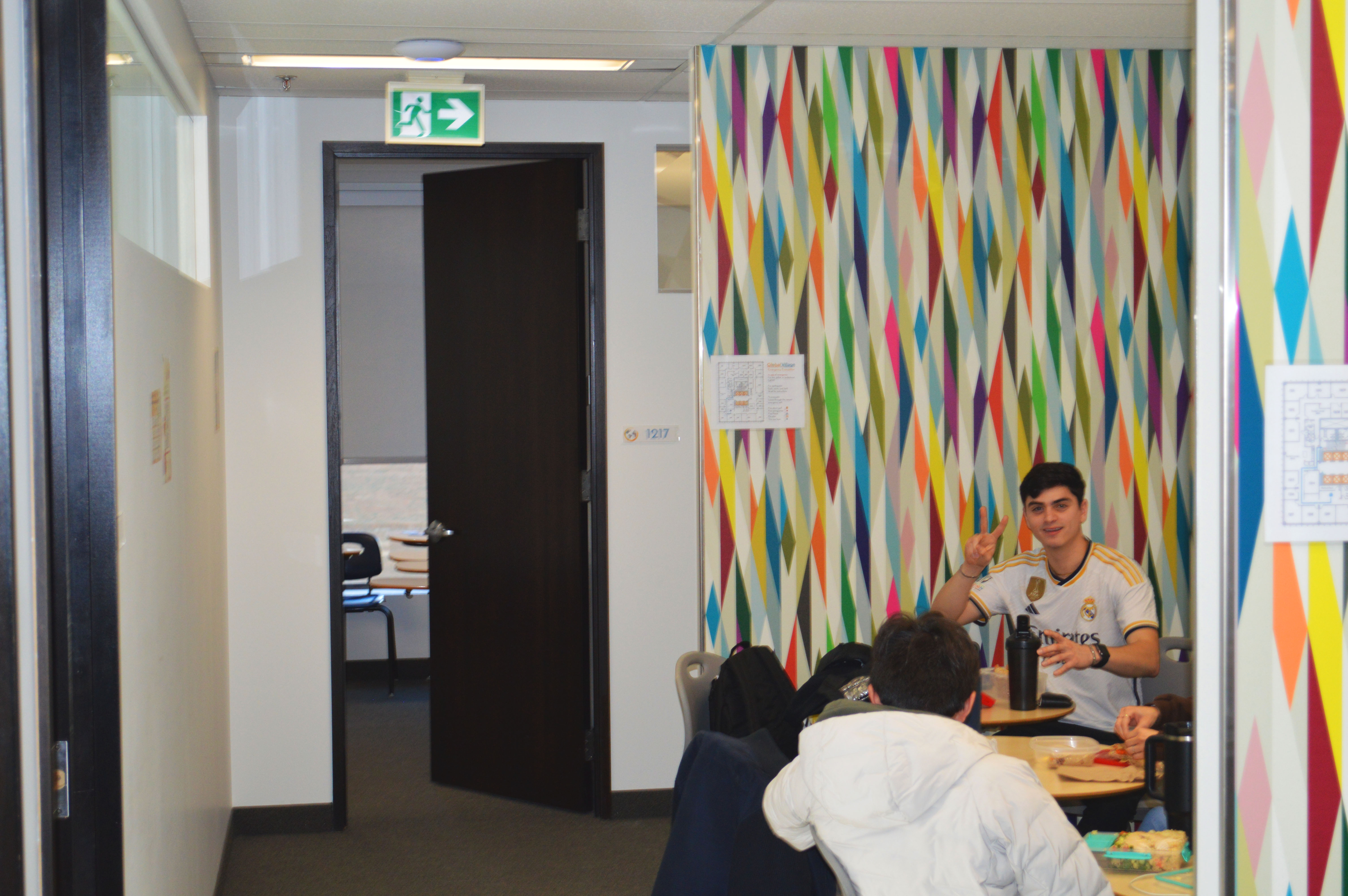 Hallway at Global Village Calgary