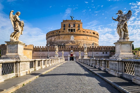 Saint Angel Castle in Rome, Italy.