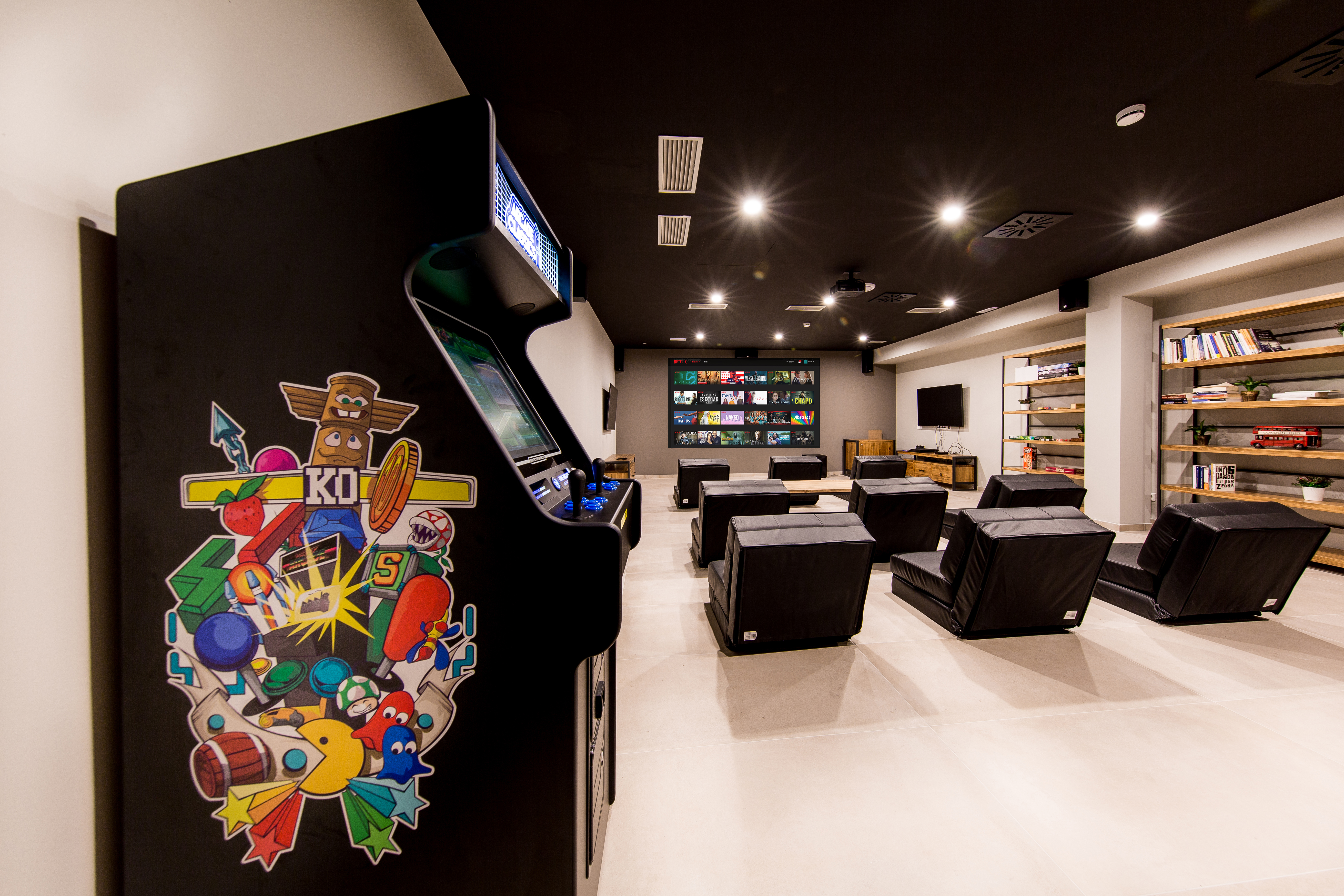 Theatre room at the Barcelona City Camp