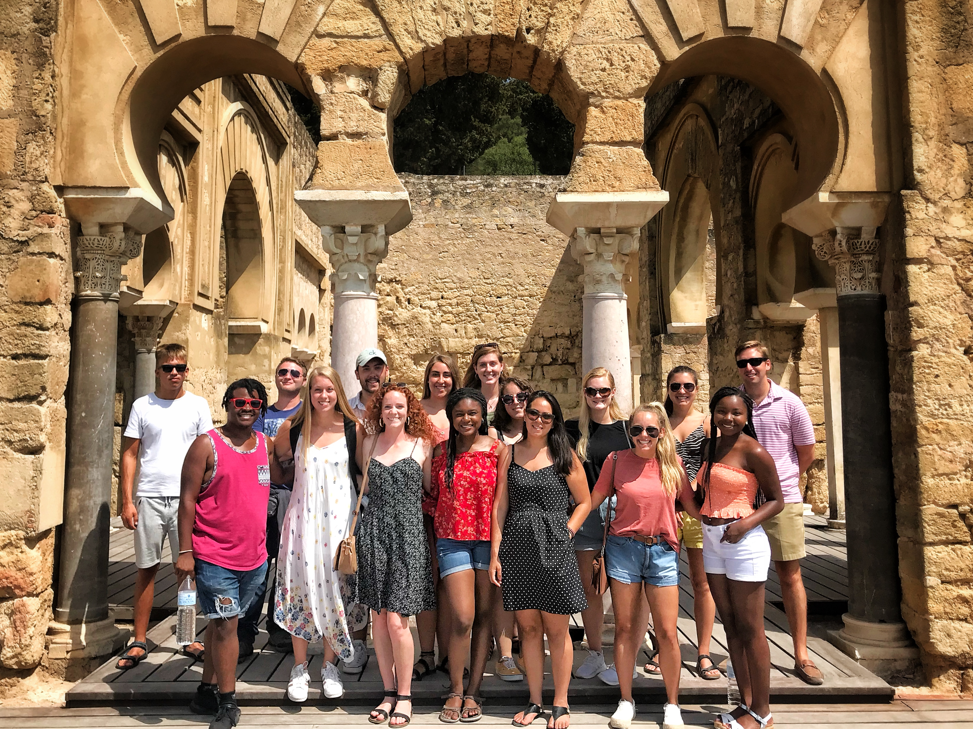 CLIC students doing sightseeing in Cadiz