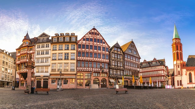 Classic Buildings in Frankfurt City Center, Germany